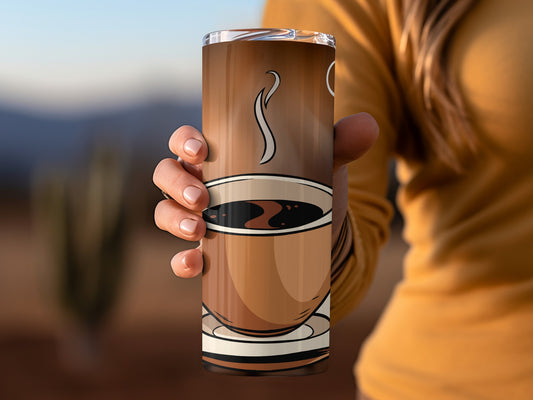 Coffee Cup Design Travel Tumbler for Hot Drinks