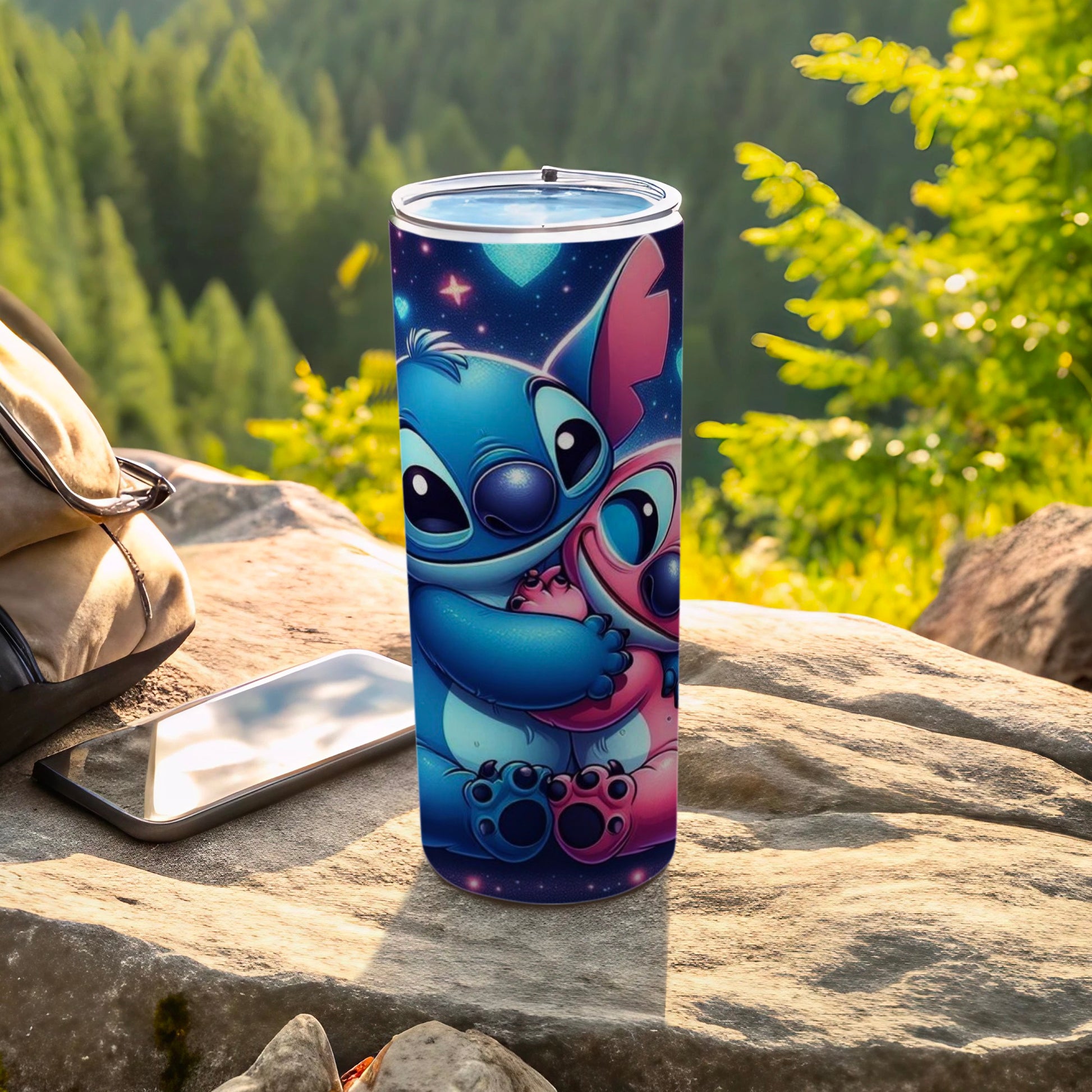 Adorable Character Design on Tall Tumbler