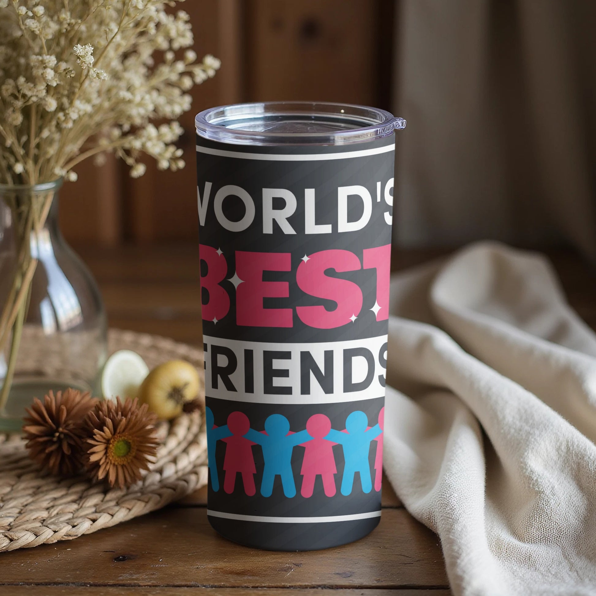 World's Best Friends Design Tumbler For Everyday Use