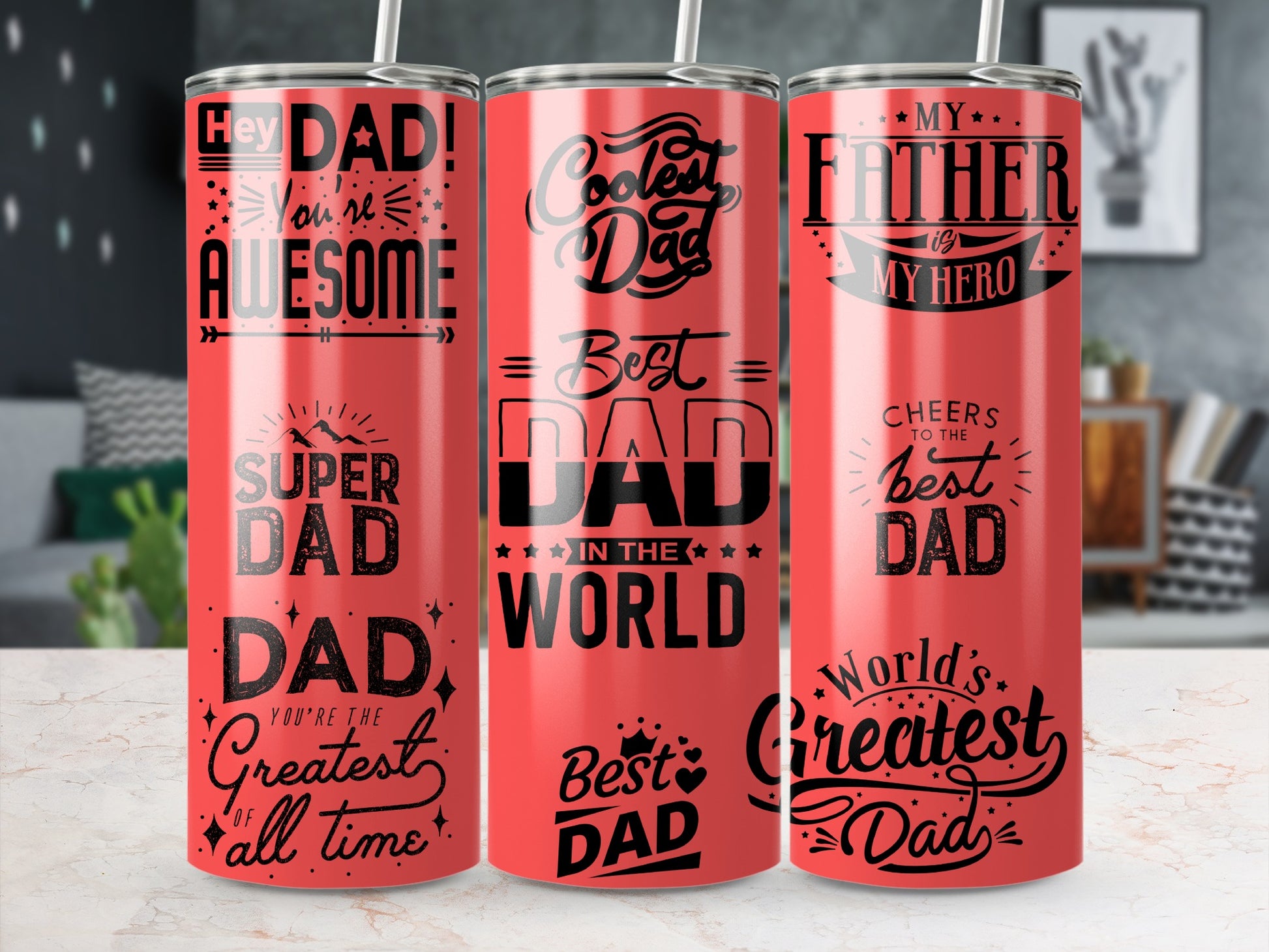 World's Greatest Dad Super Dad My Hero Drinkware Product