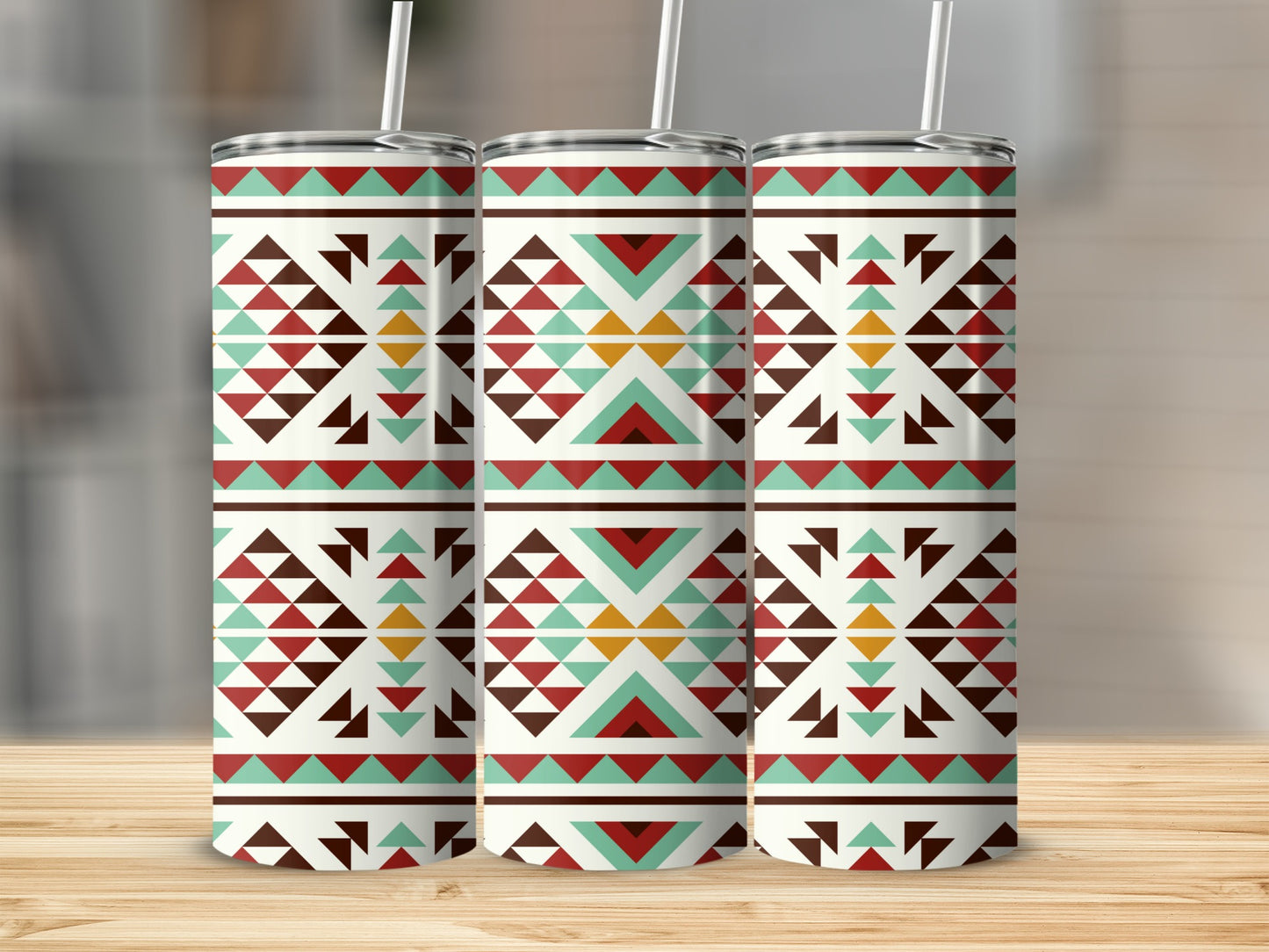 Geometric Pattern Triple Tumbler 20oz Product