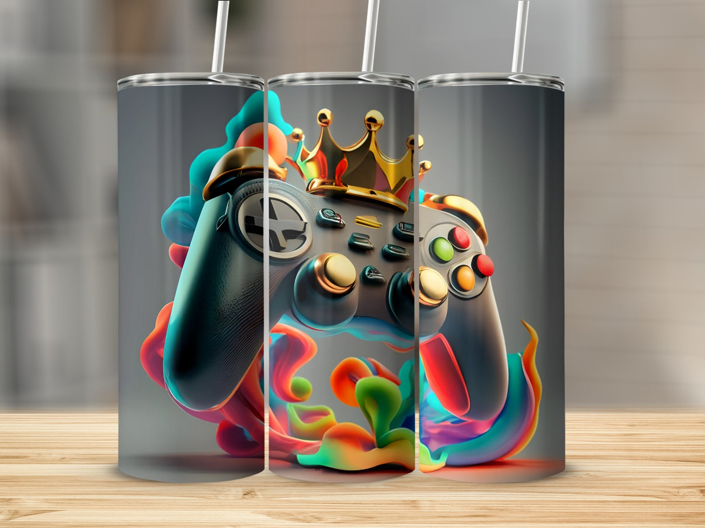 Vibrant Gamers Custom Tumbler Personalized Design