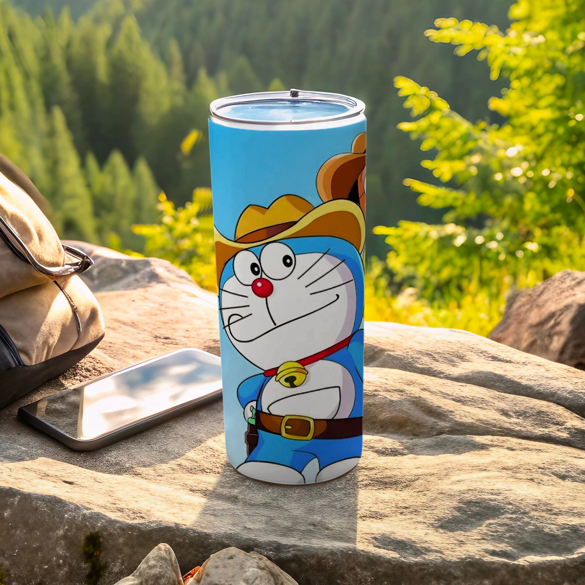 Cute Cartoon Character Travel Tumbler for Outdoor Adventures