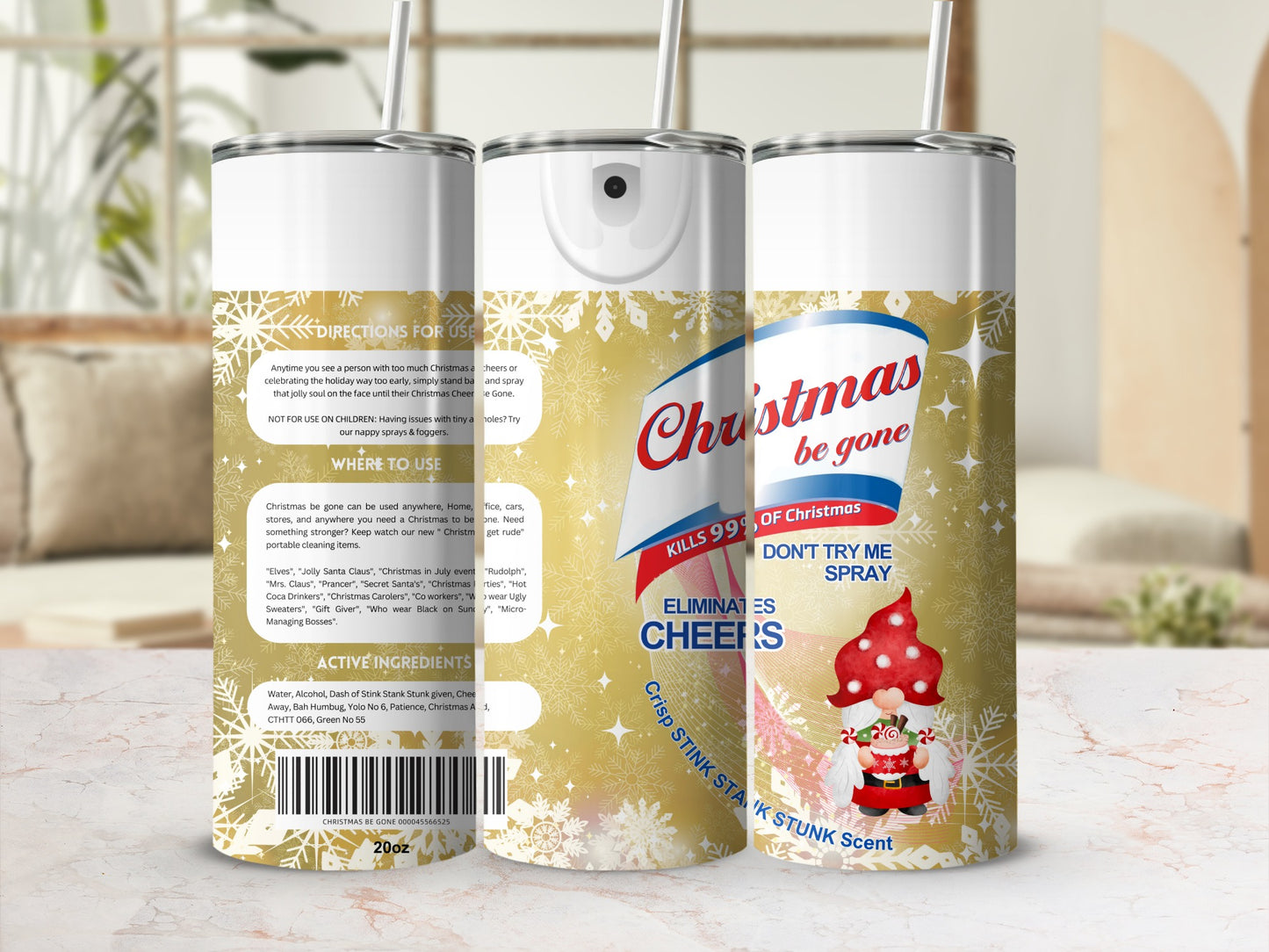 Christmas Be Gone Spray Kills 99 percent Of Christmas