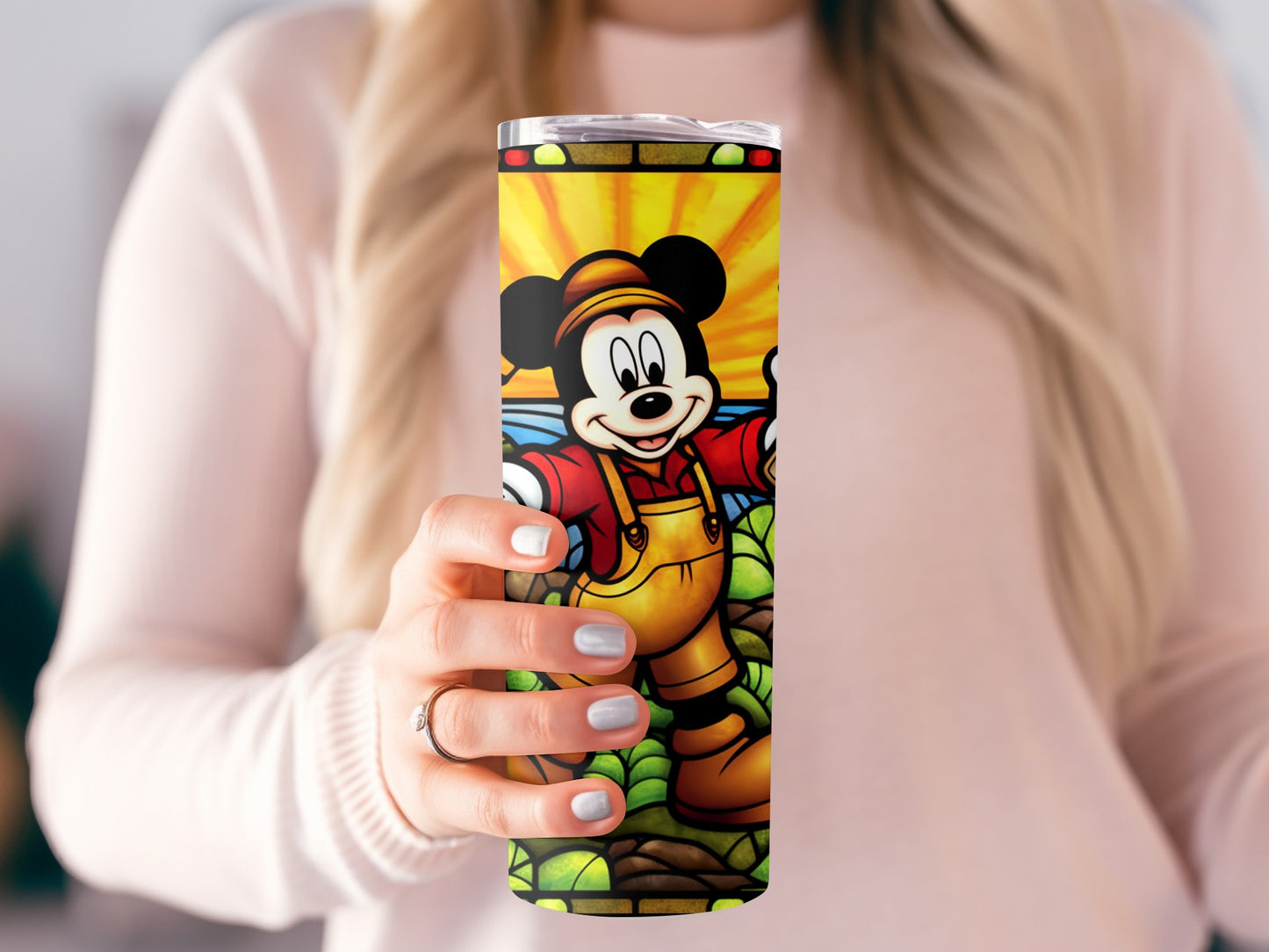 Mickey Mouse Farm Graphic Stainless Steel Tumbler
