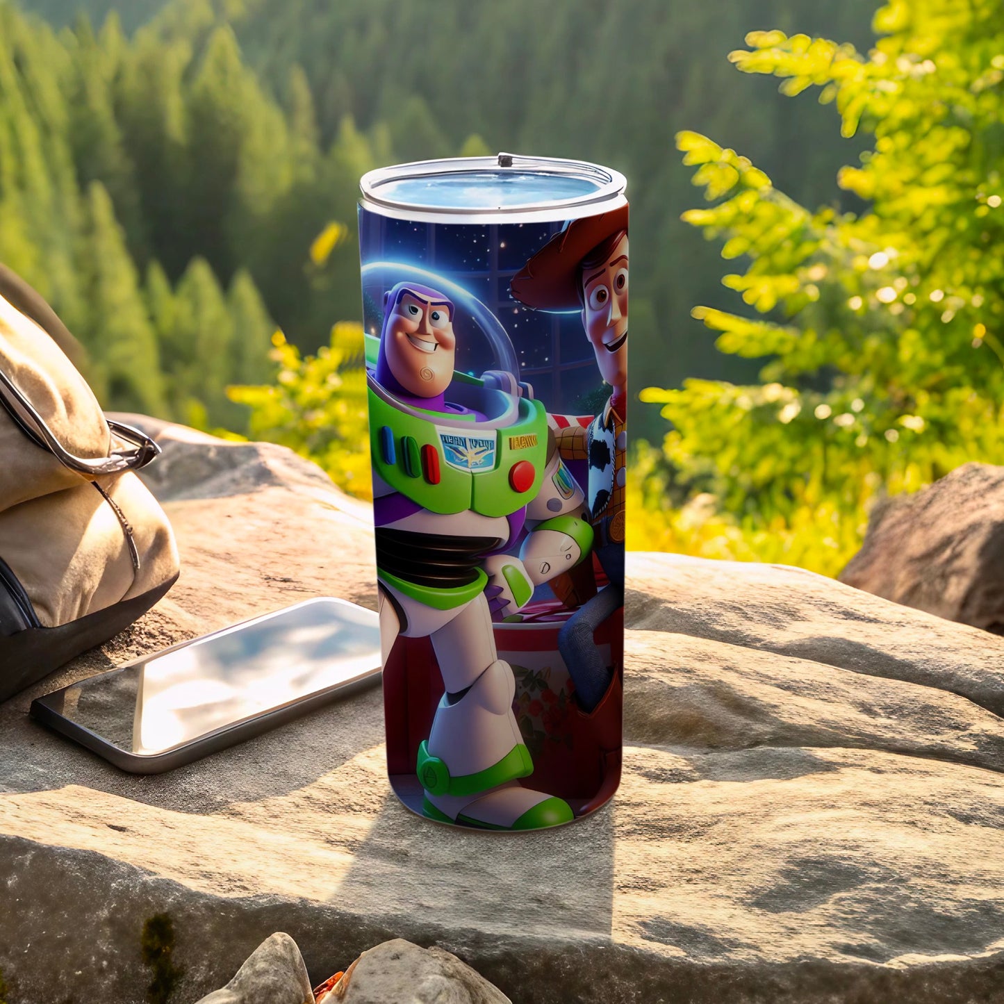 Buzz and Woody Outdoor Adventure Travel Mug