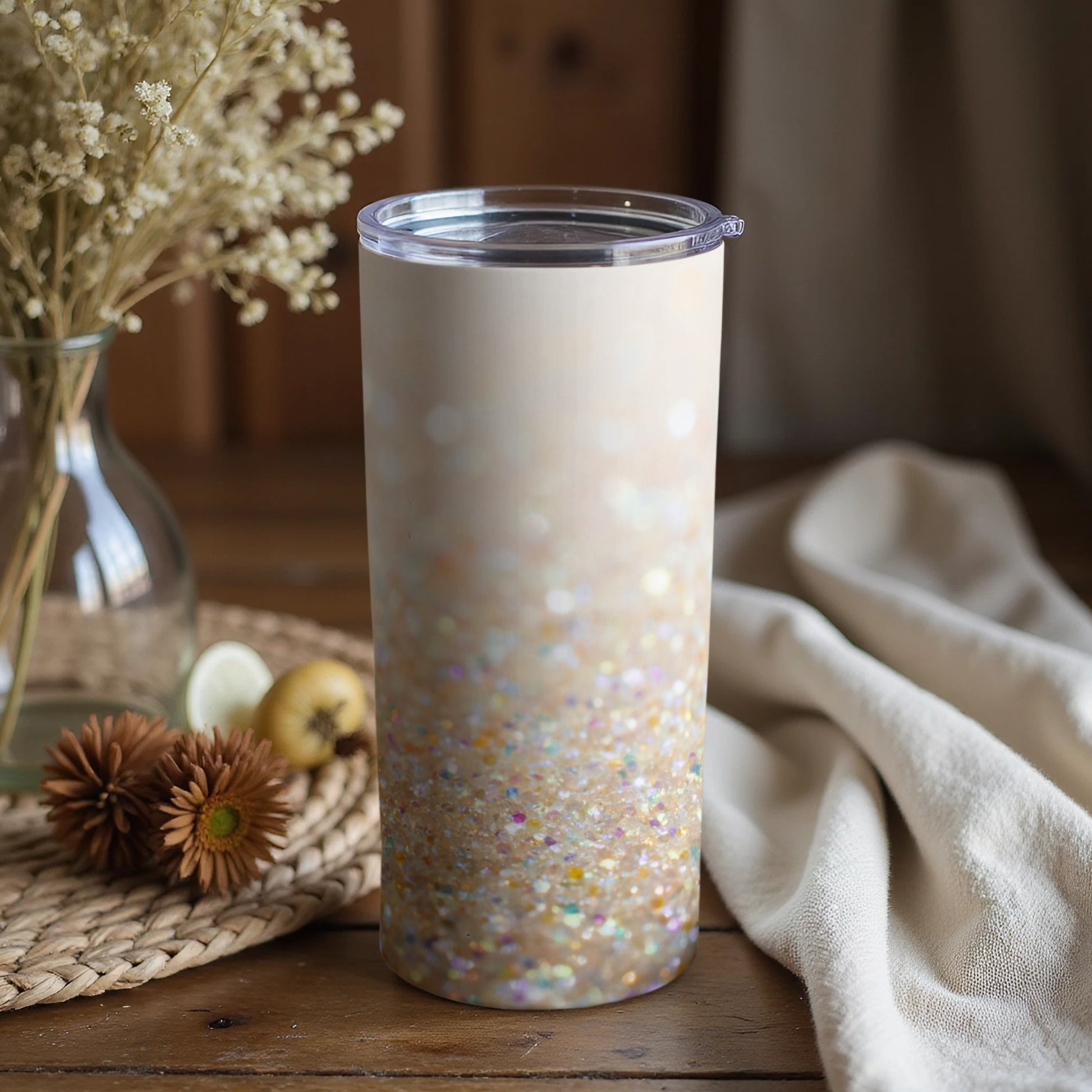 Shimmering Glitter Tumbler Ideal for Every Occasion