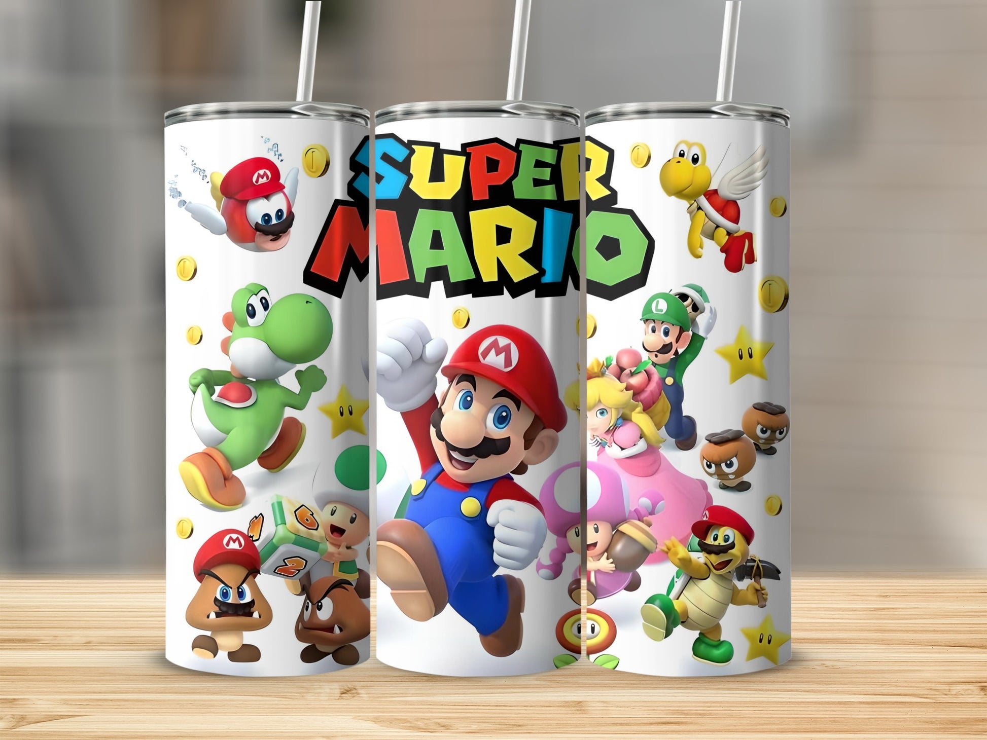 Super Mario Classic Character Design Tumbler