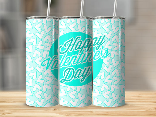 Valentine's Day Hearts Design Tumbler Gift