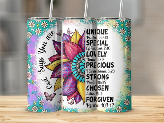 Inspirational Quotes Colorful Tumblers for Daily Motivation