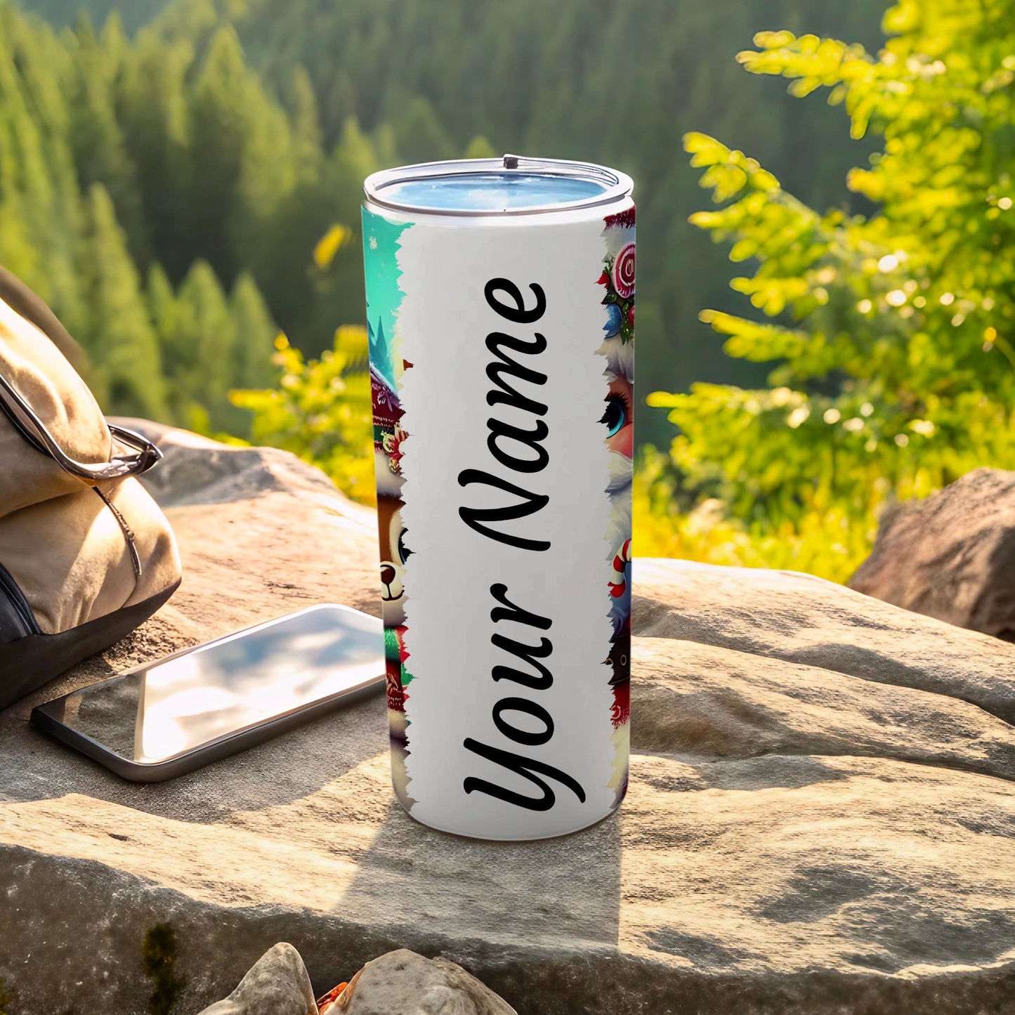 Customizable Travel Tumbler with Name Design