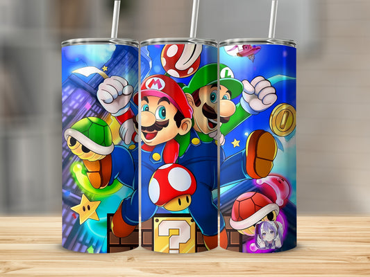 Colorful Cartoon Adventure Stainless Steel Tumbler