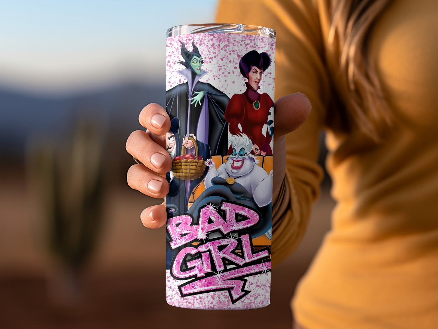 Bad Girl Villains Tumbler for Fans of Classic Animation