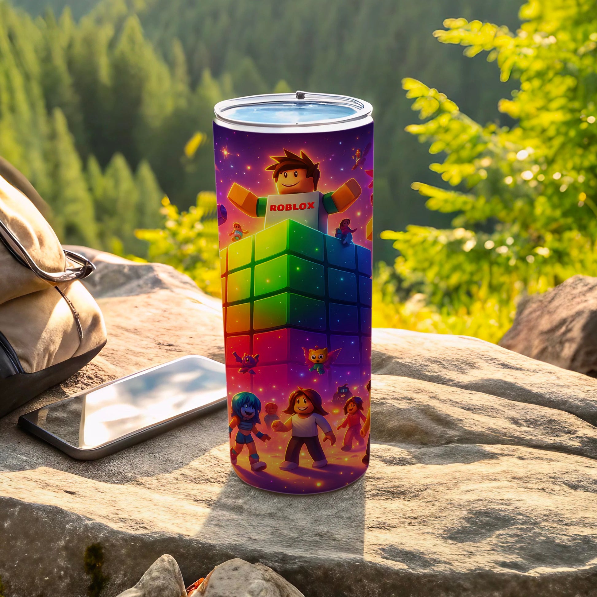 Colorful Roblox Adventure Insulated Tumbler Cup
