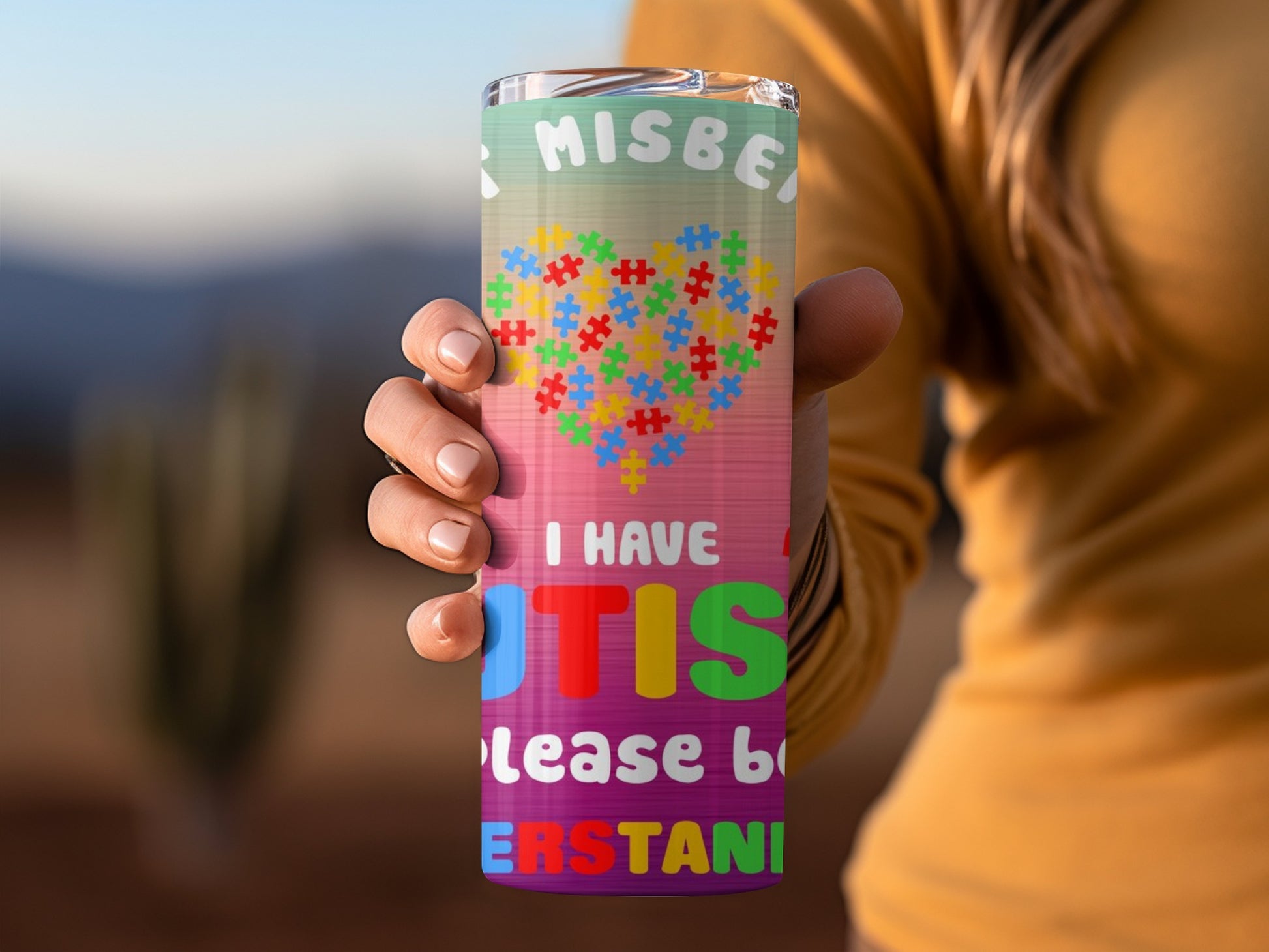 Autism Awareness I Have Autism Please Be Understanding Flask