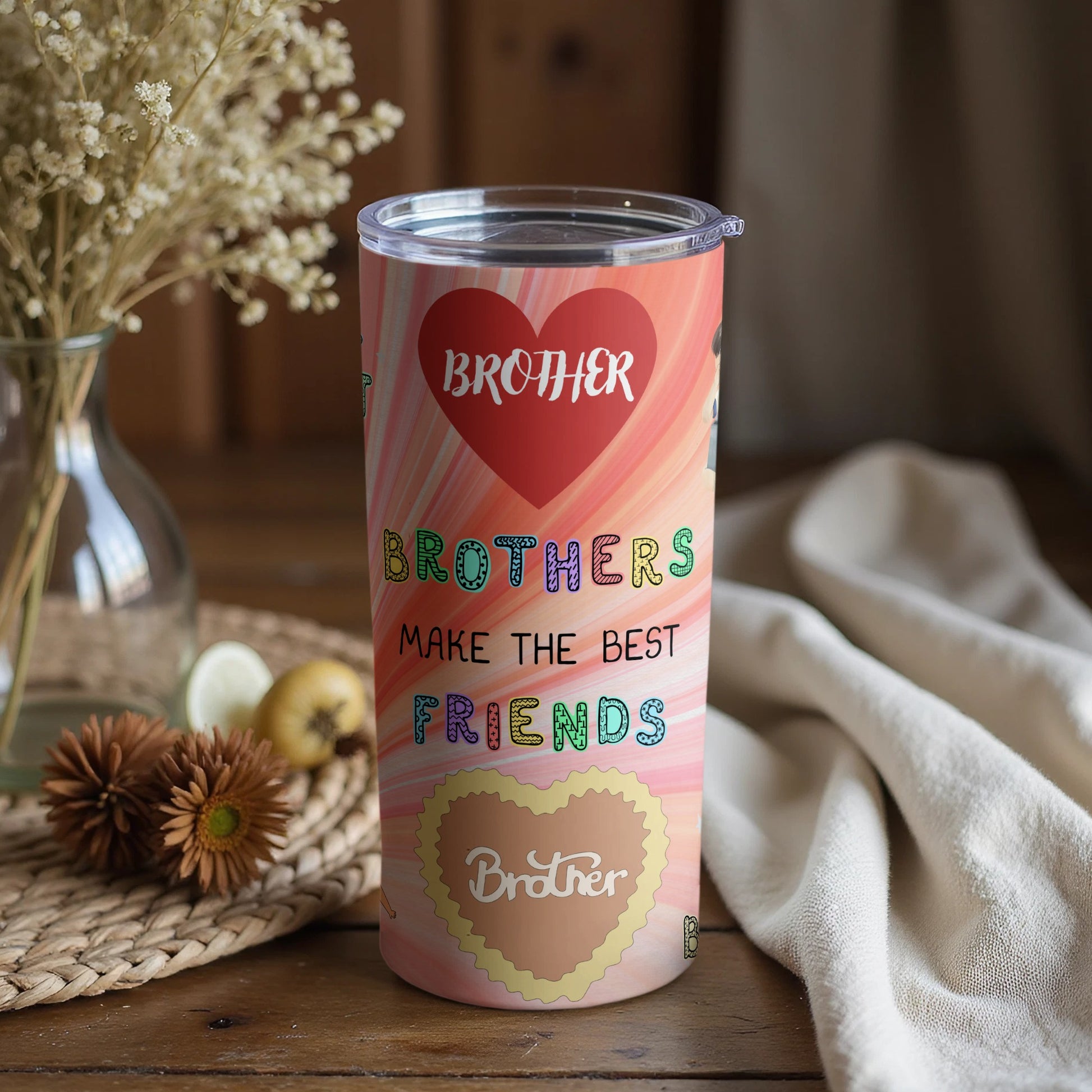 Brothers Make the Best Friends Brother Tumbler