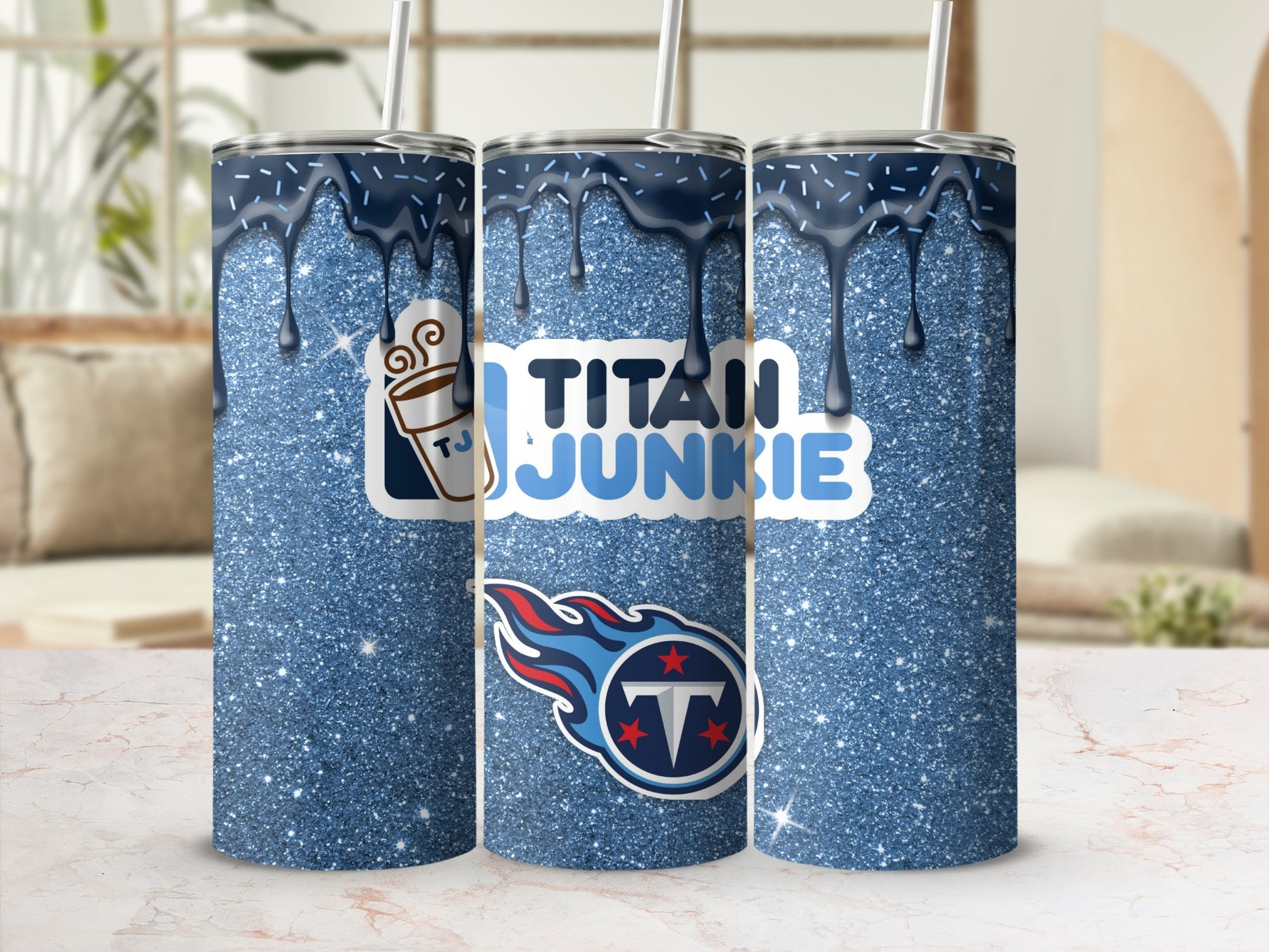 Titan Junkie Design Sparkle Drink Tumbler