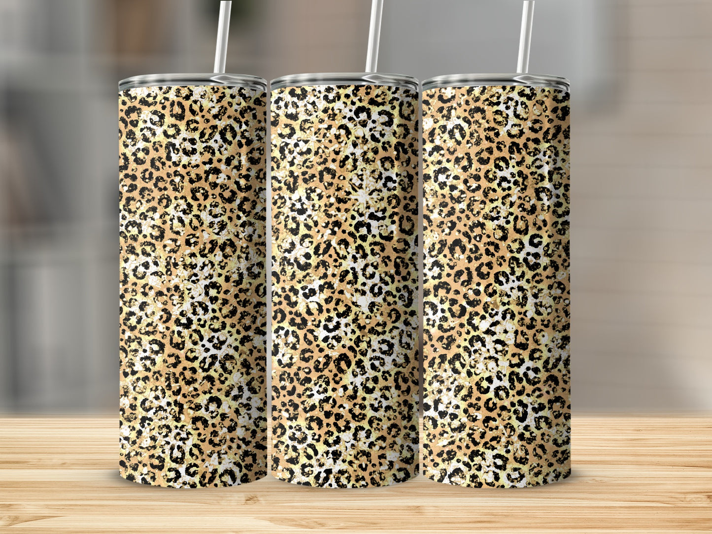 Stylish Leopard Print Tumbler Great for Daily Use