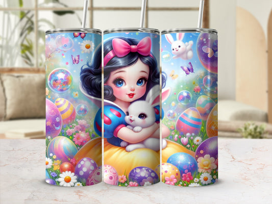 Snow White Princess Bunny Easter Eggs Tumbler product type