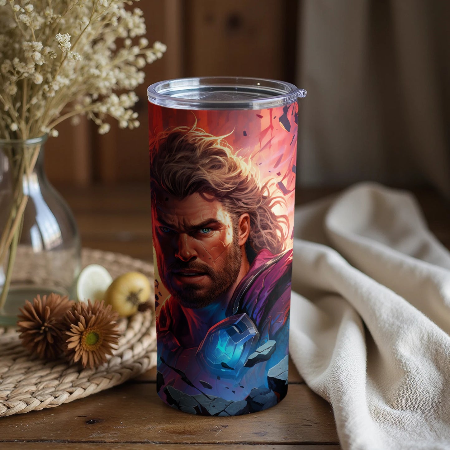 Epic Design on Tumbler Perfect for Fans Collection