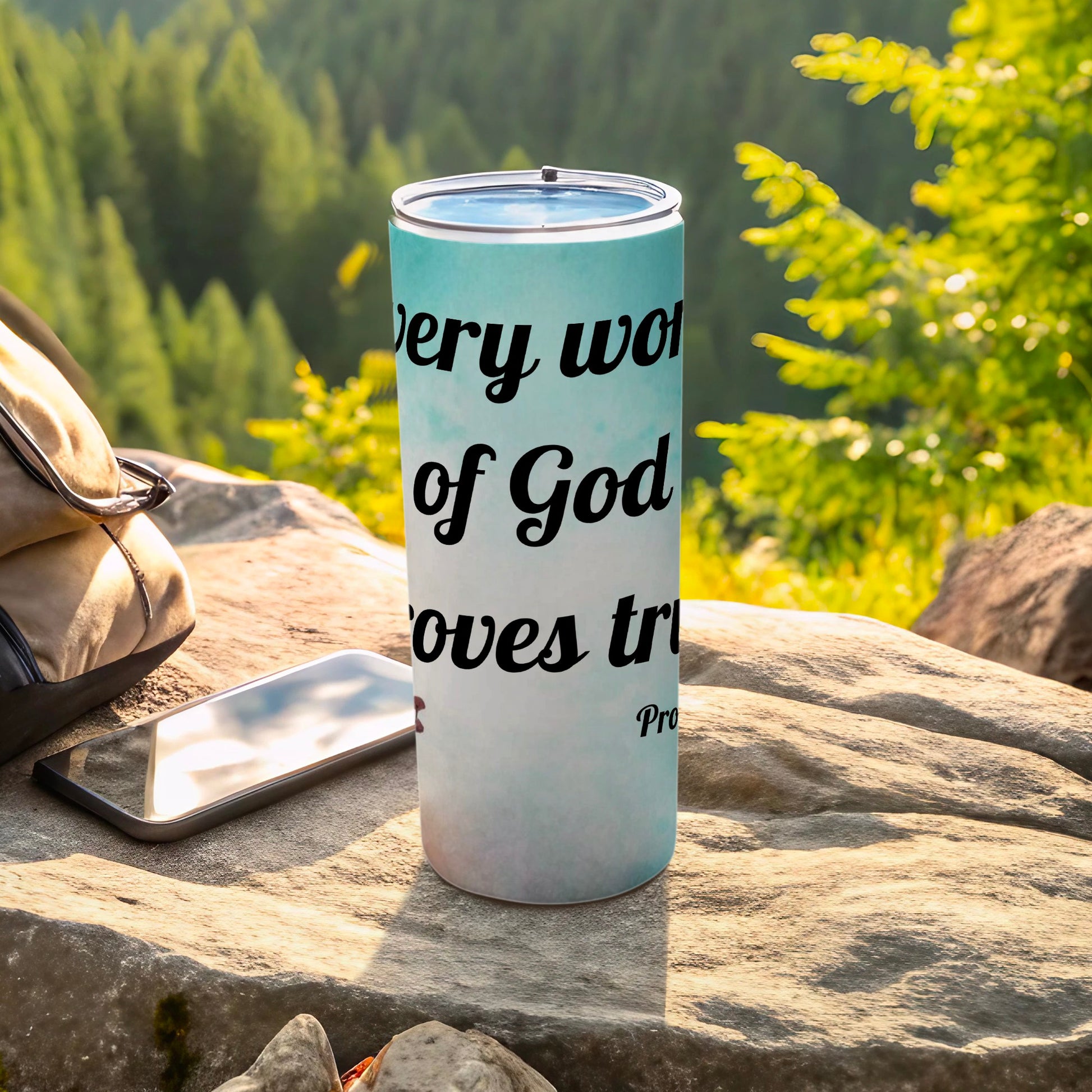 Inspirational Proverbs Quoted Tumbler for Daily Motivation