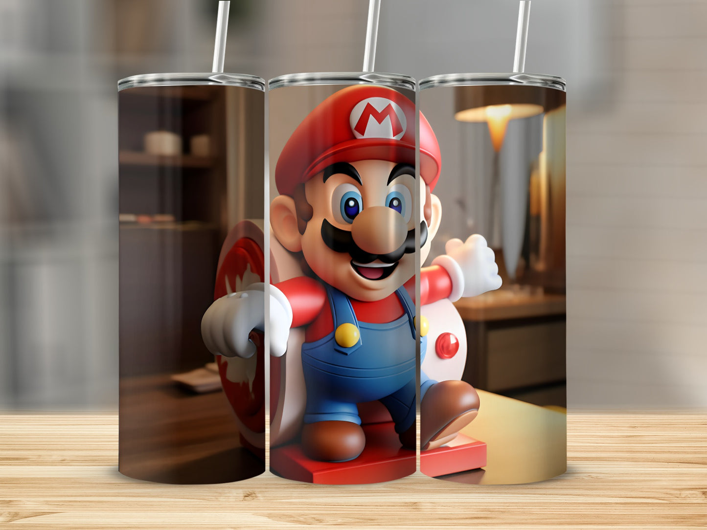 Super Mario Character Travel Tumbler Cup