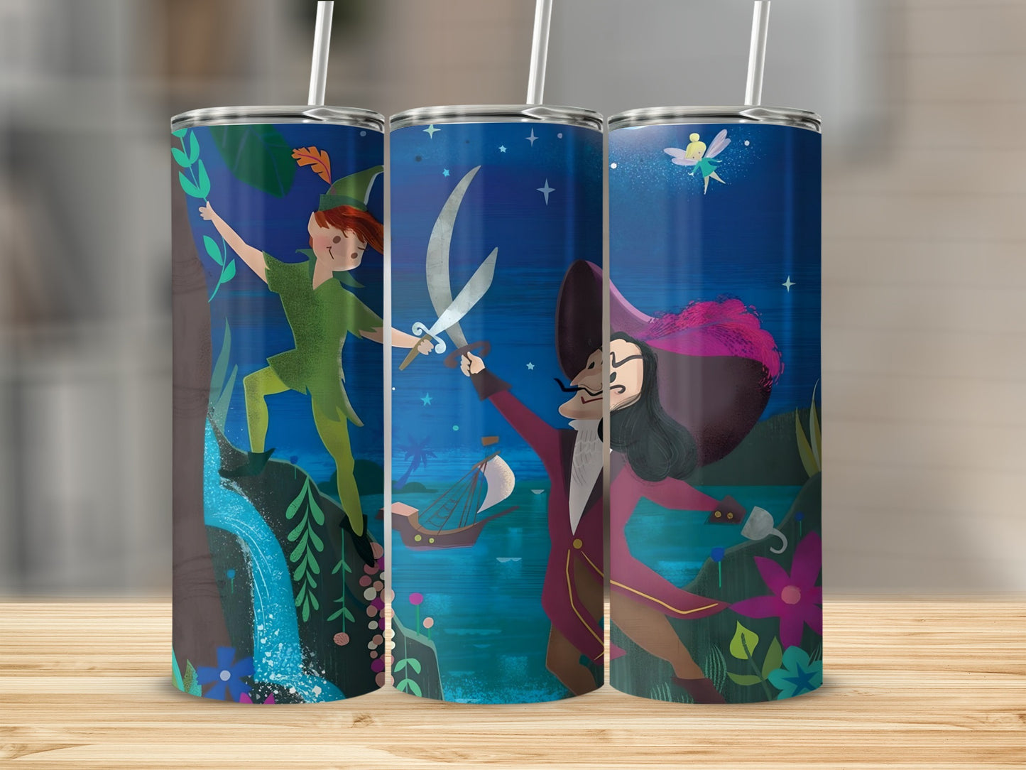 Peter Pan and Captain Hook Adventure Tumbler Product