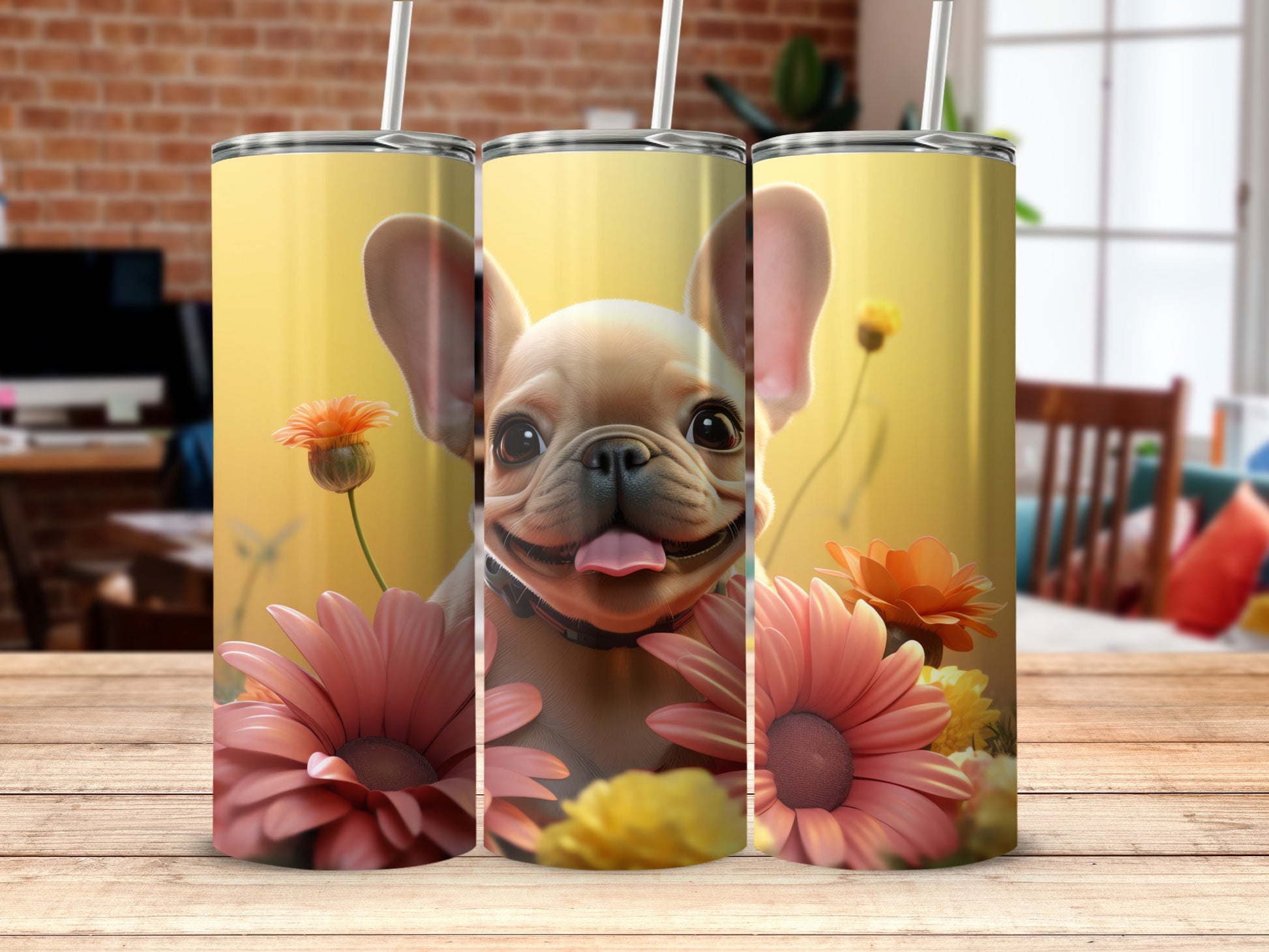 Happy French Bulldog Flowers Yellow Sunny product type

French Bulldog, Dog Lover, Puppy Art, Floral Design, Flower Pattern, Yellow Background, Smiling Dog, Cute Pet, Animal Print, Tumbler Cup, Drink Bottle, Insulated Tumbler, Gift Idea, Dog Mom, Pet Owner, Happy Dog, Bright Colors, Summer Style, Spring Flowers, Adorable Animal
