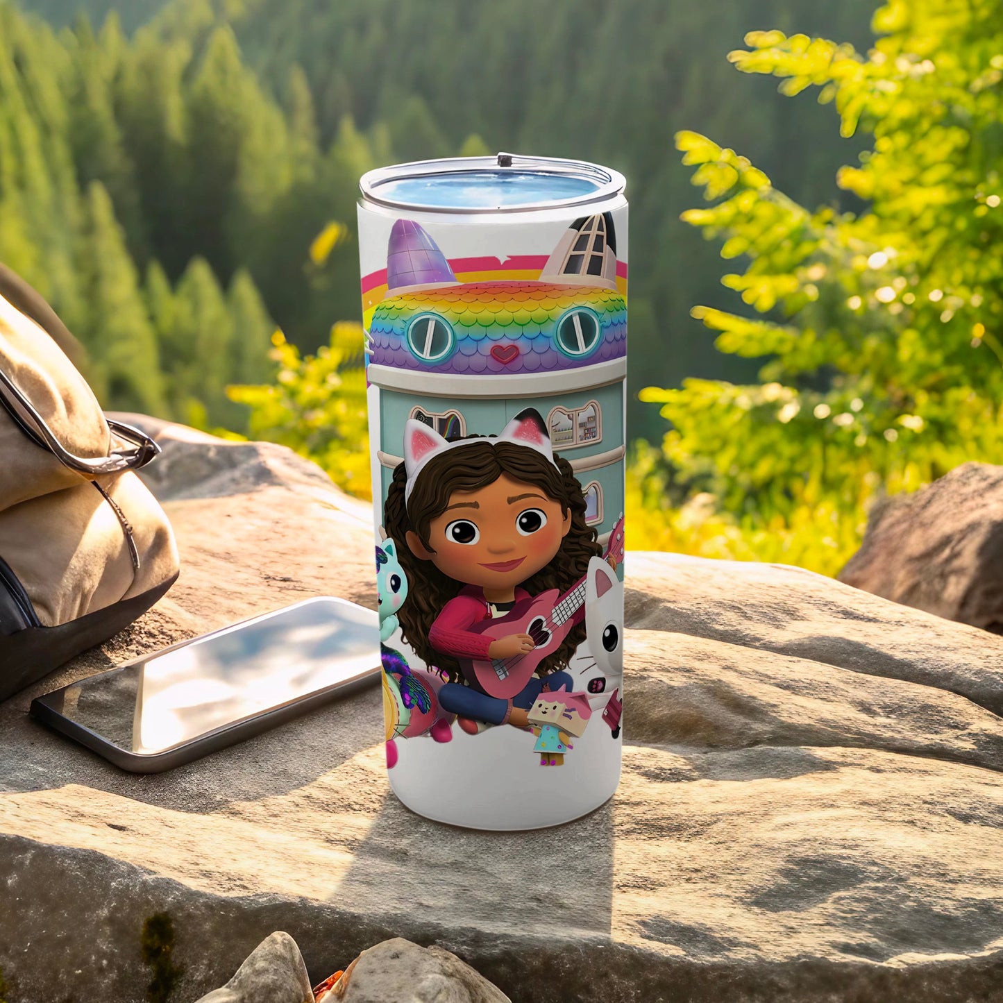 Colorful Cartoon Character Insulated Travel Tumbler
