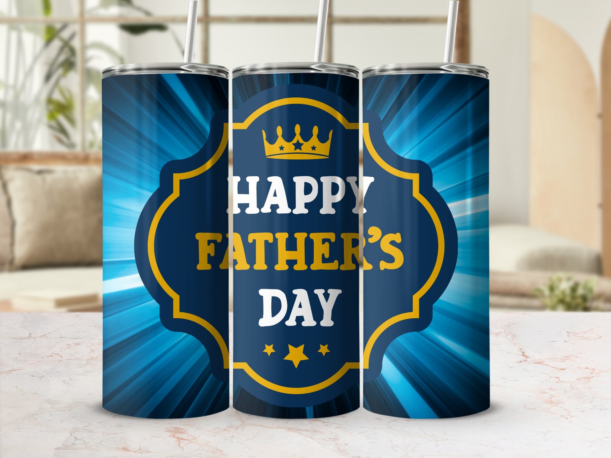 Happy Father's Day Travel Tumbler for Coffee and Tea