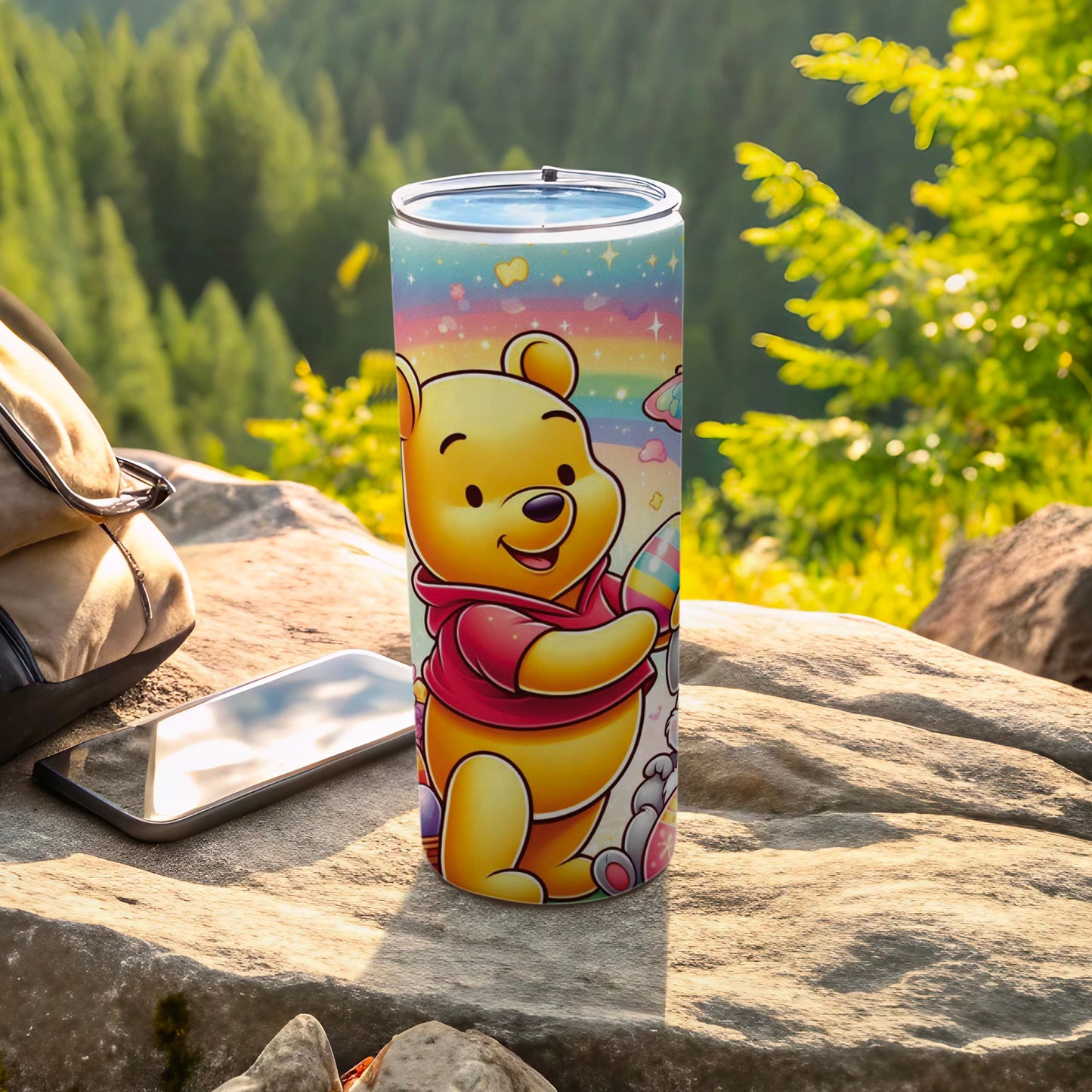 Winnie Pooh Rainbow Stars Easter Egg Tumbler product type