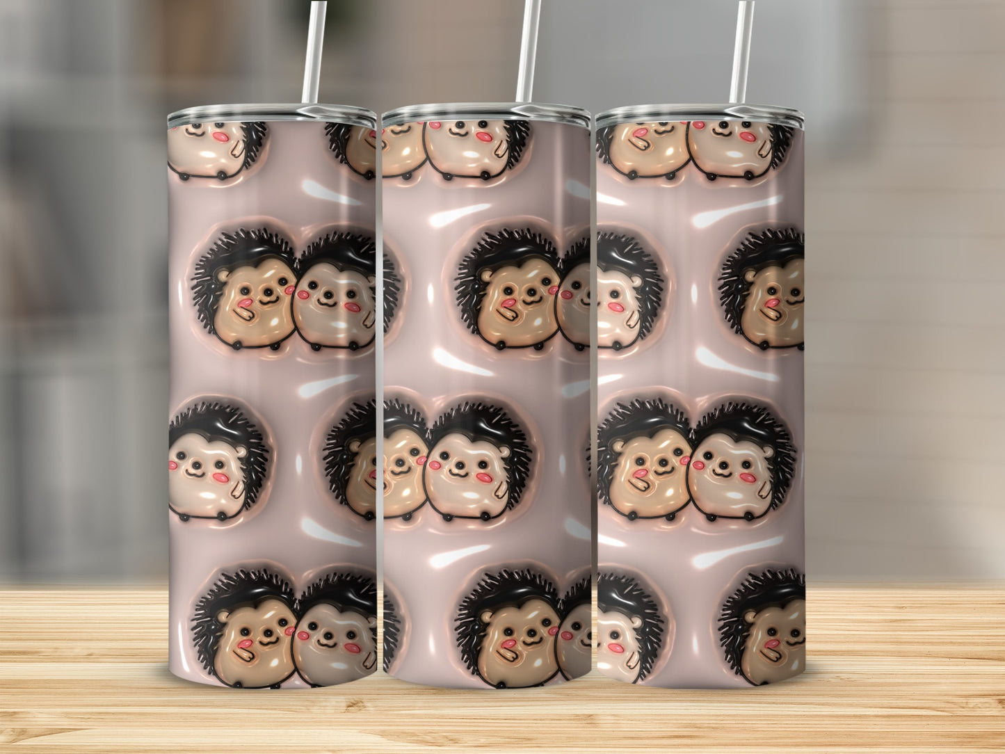 Adorable Hedgehog Themed Insulated Tumbler Product