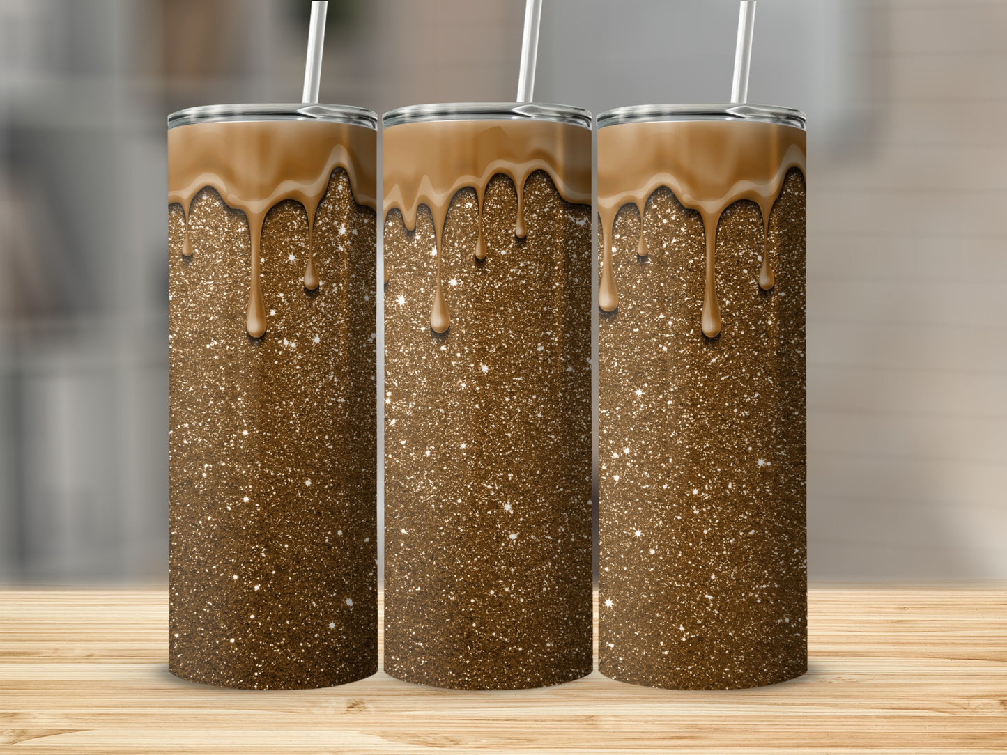 Sparkling Drip Texture Design Insulated Mug Product