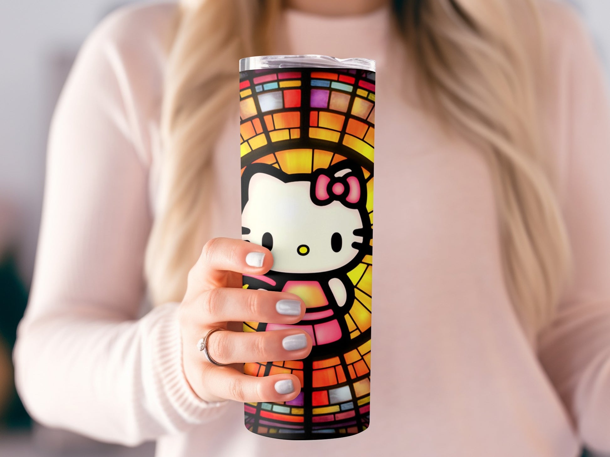 Colorful Hello Kitty Tumbler Cup for Beverage Lovers
