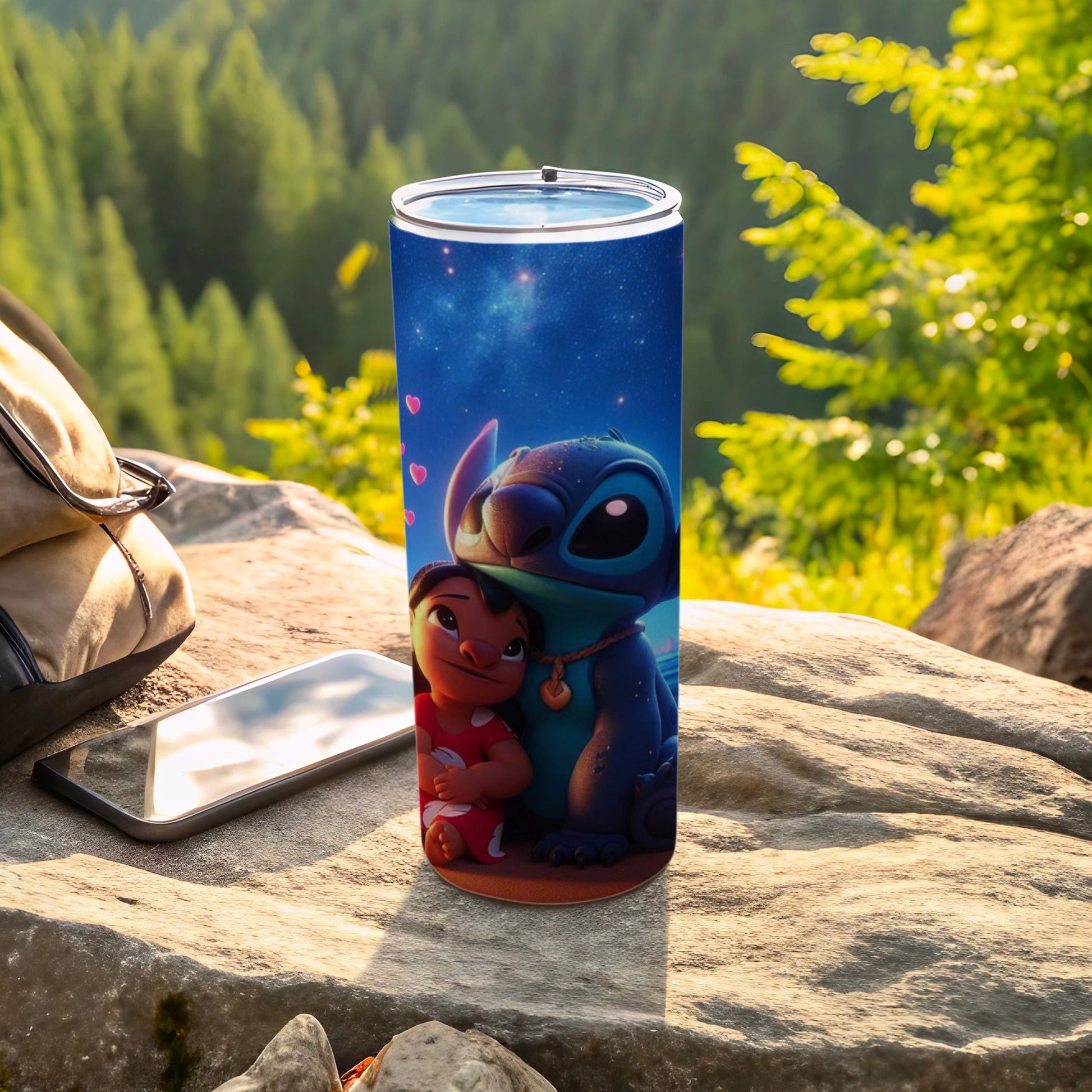 Lilo and Stitch Animated Tumbler for Outdoor Adventures