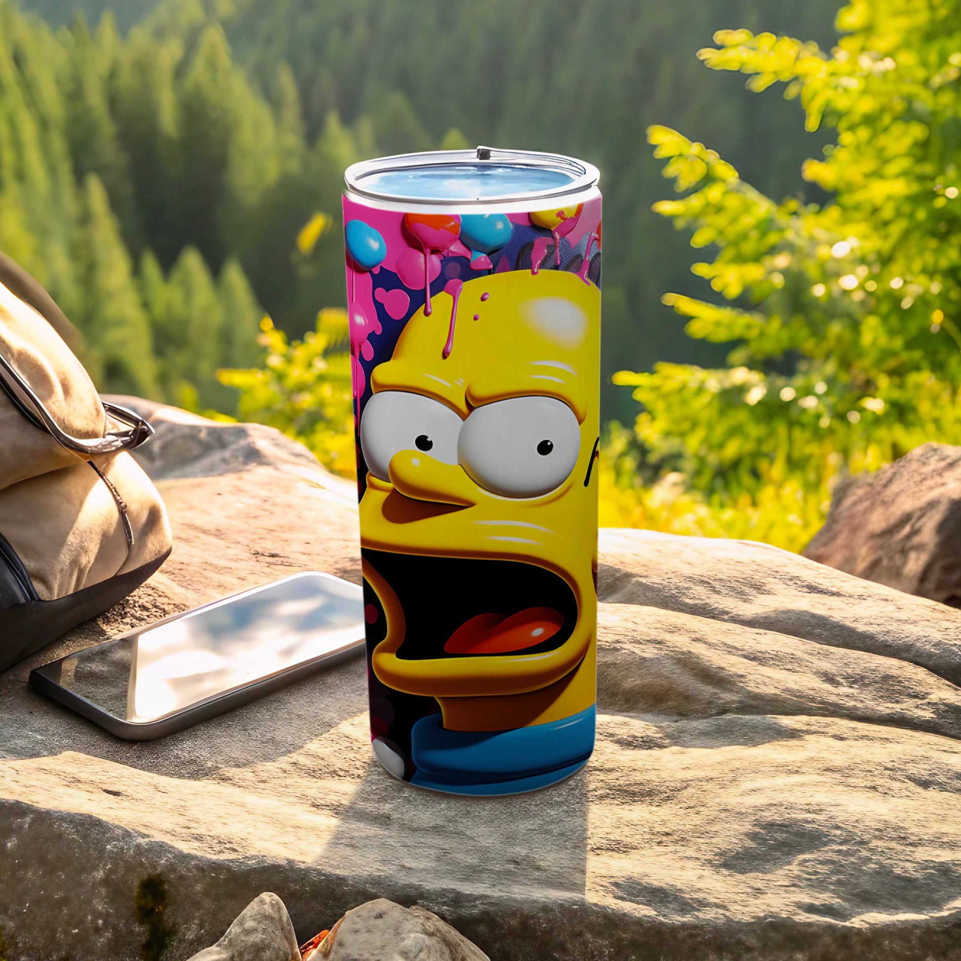 Colorful Cartoon Character Insulated Tumbler Flask