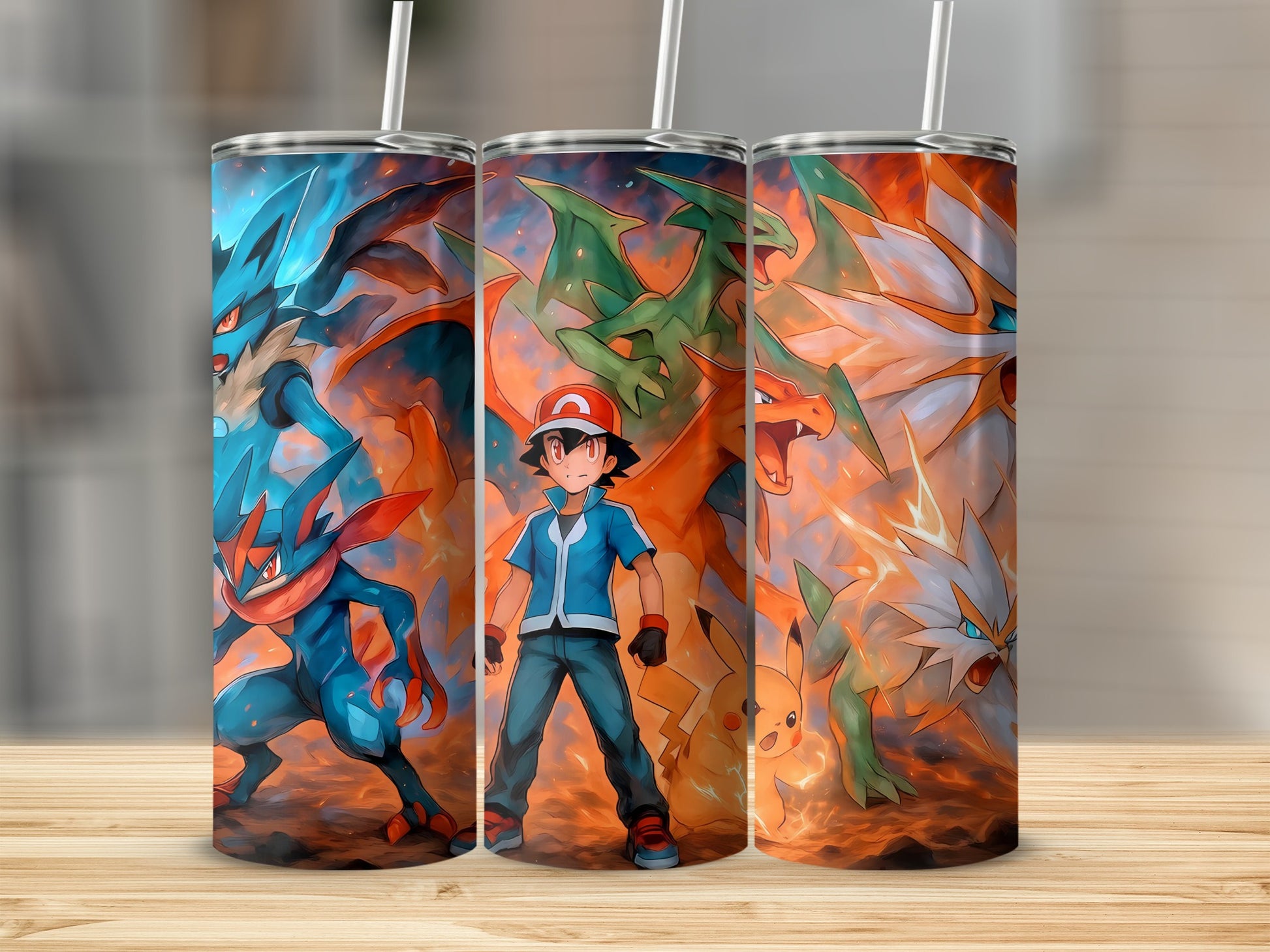 Vibrant Anime Character Insulated Stainless Steel Tumbler