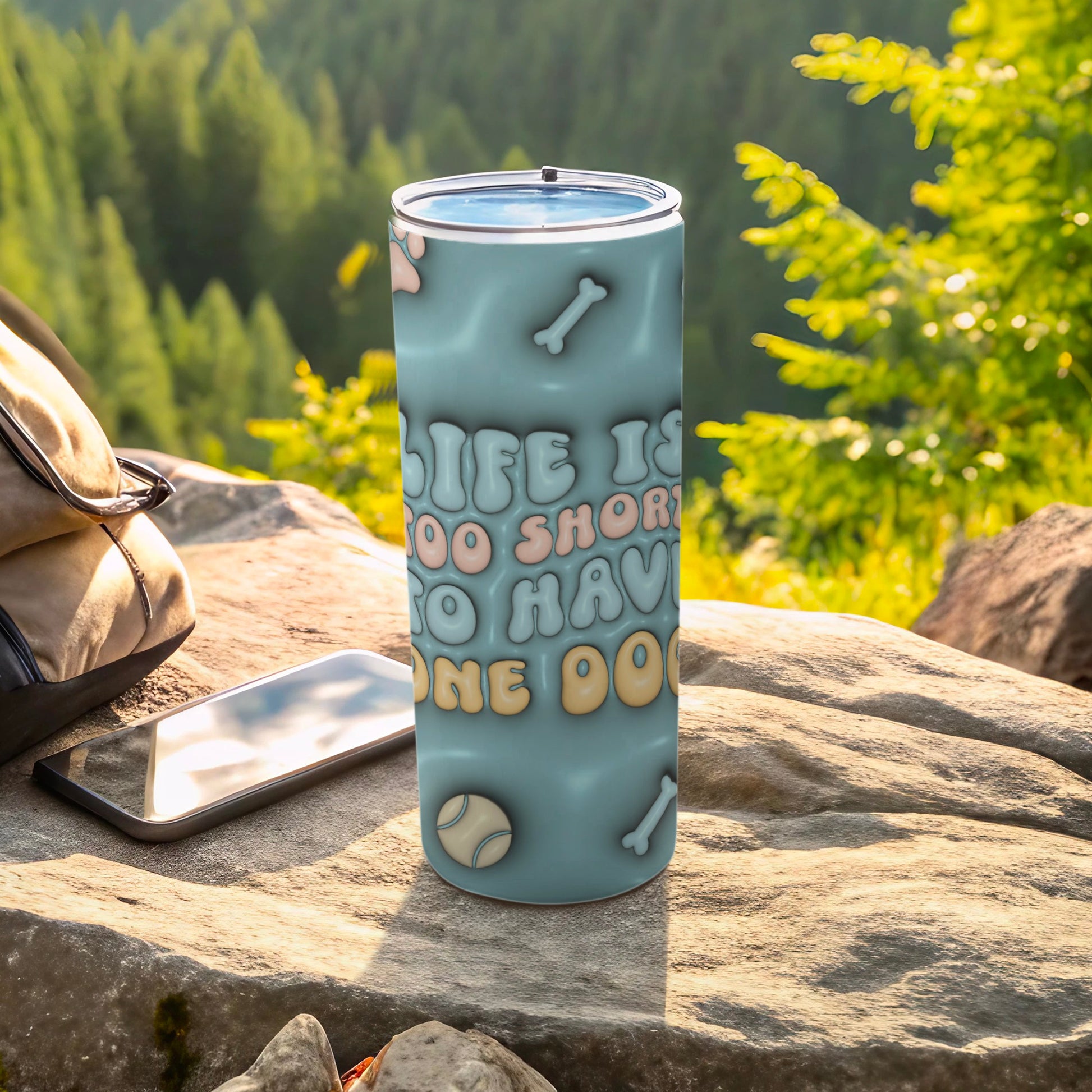 Life Is Too Short To Have One Dog Tumbler product type