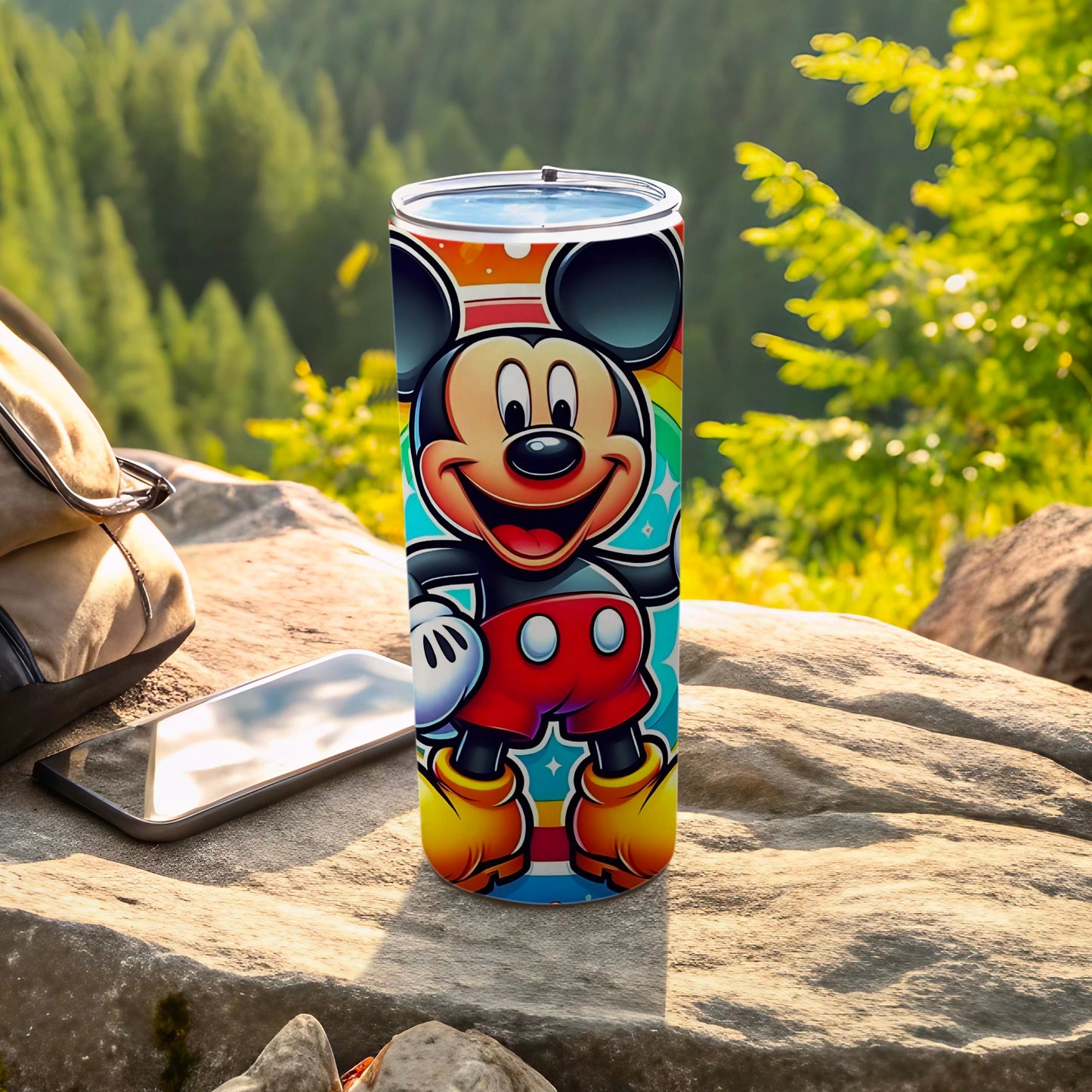 Mickey Mouse Colorful Outdoor Tumbler for Beverages
