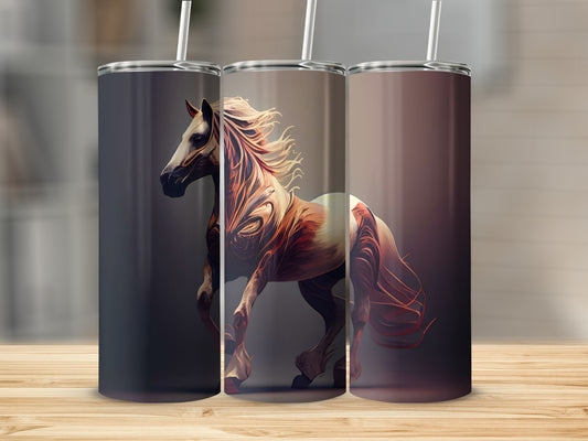 Stunning Stallion Wrap Tumbler Equestrian Drinkware