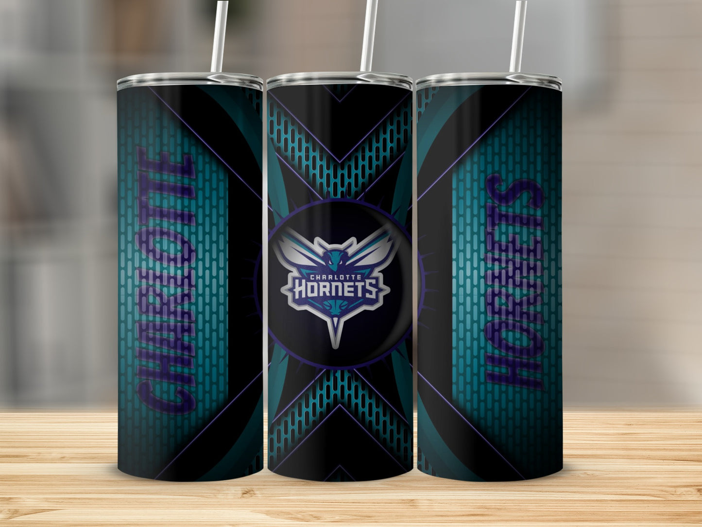 Hornets Basketball Team Logo Graphic Design Style Tumblers