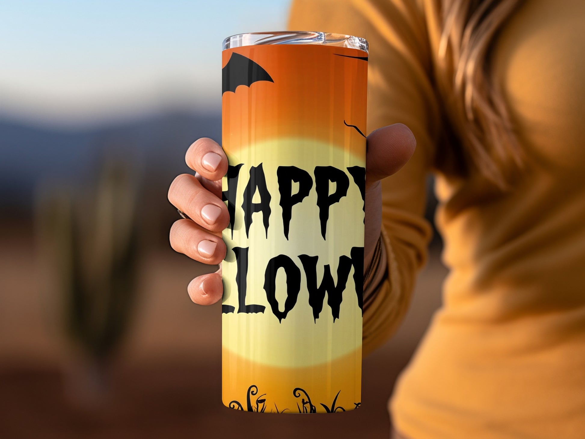 Happy Halloween Bat Themed Drinkware Product