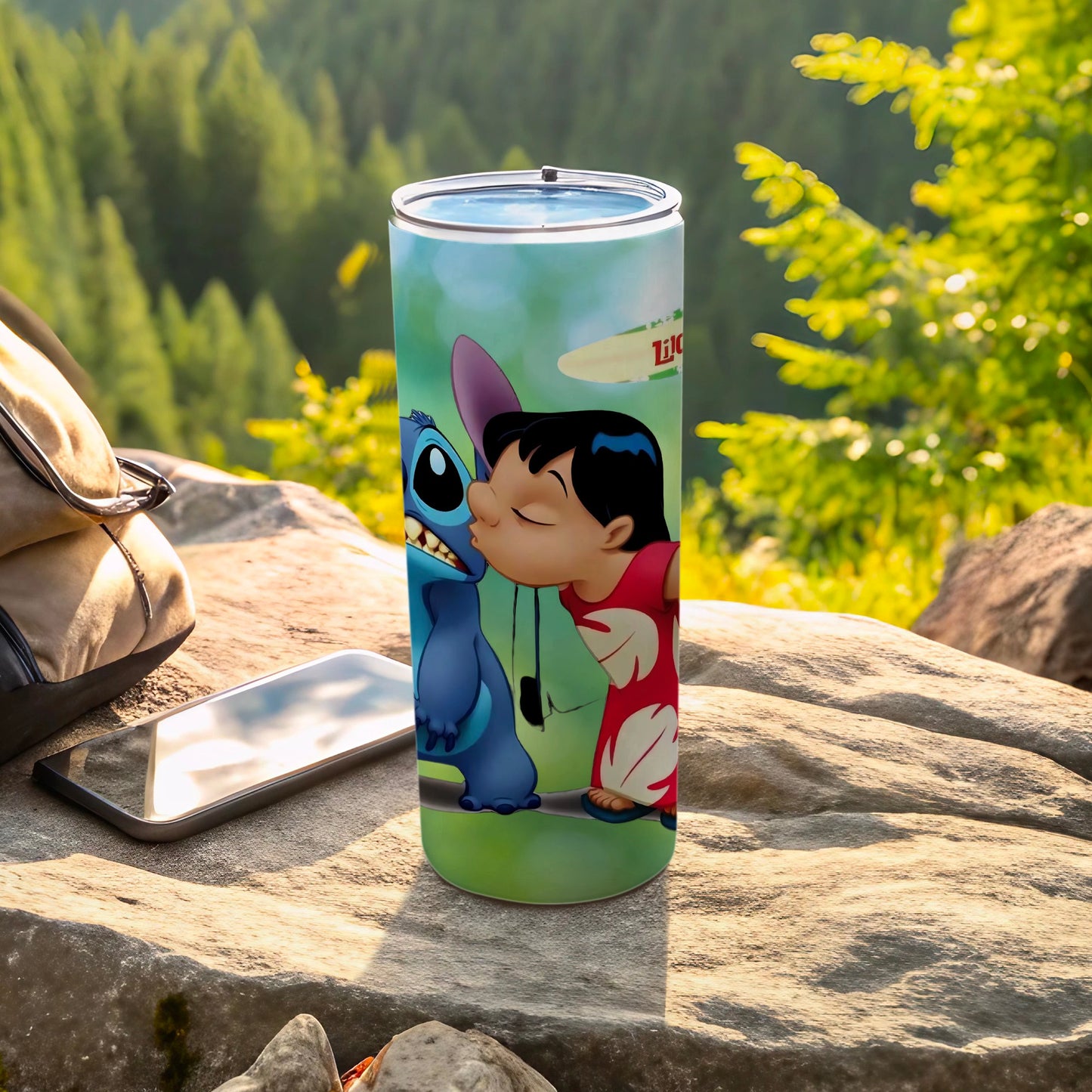 Lilo and Stitch Outdoor Travel Tumbler