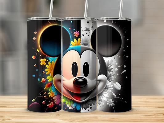 Colorful Mickey Mouse Design Tumbler for Drinks