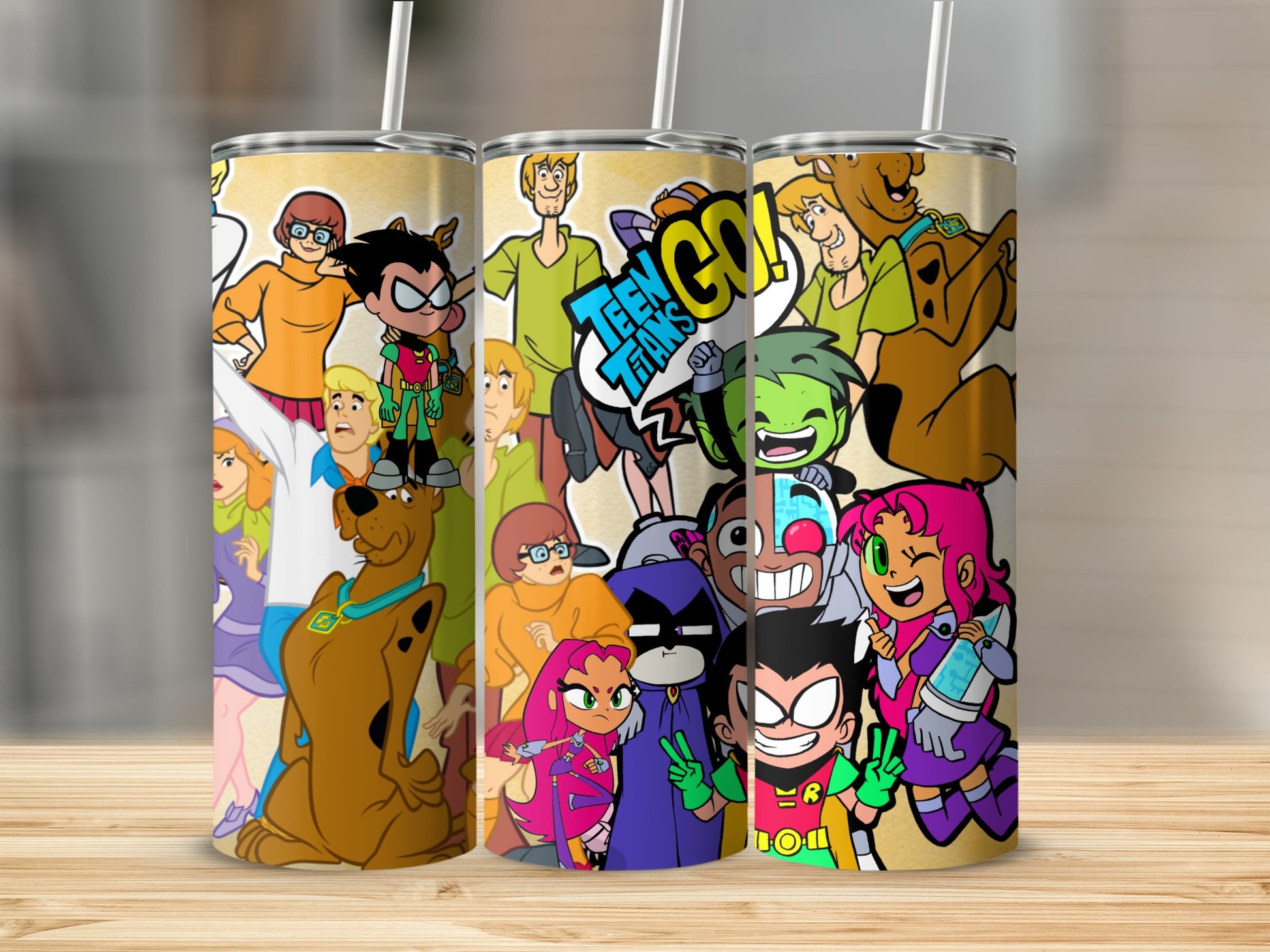 Teen Titans GO Cartoon Characters Tumbler Cup