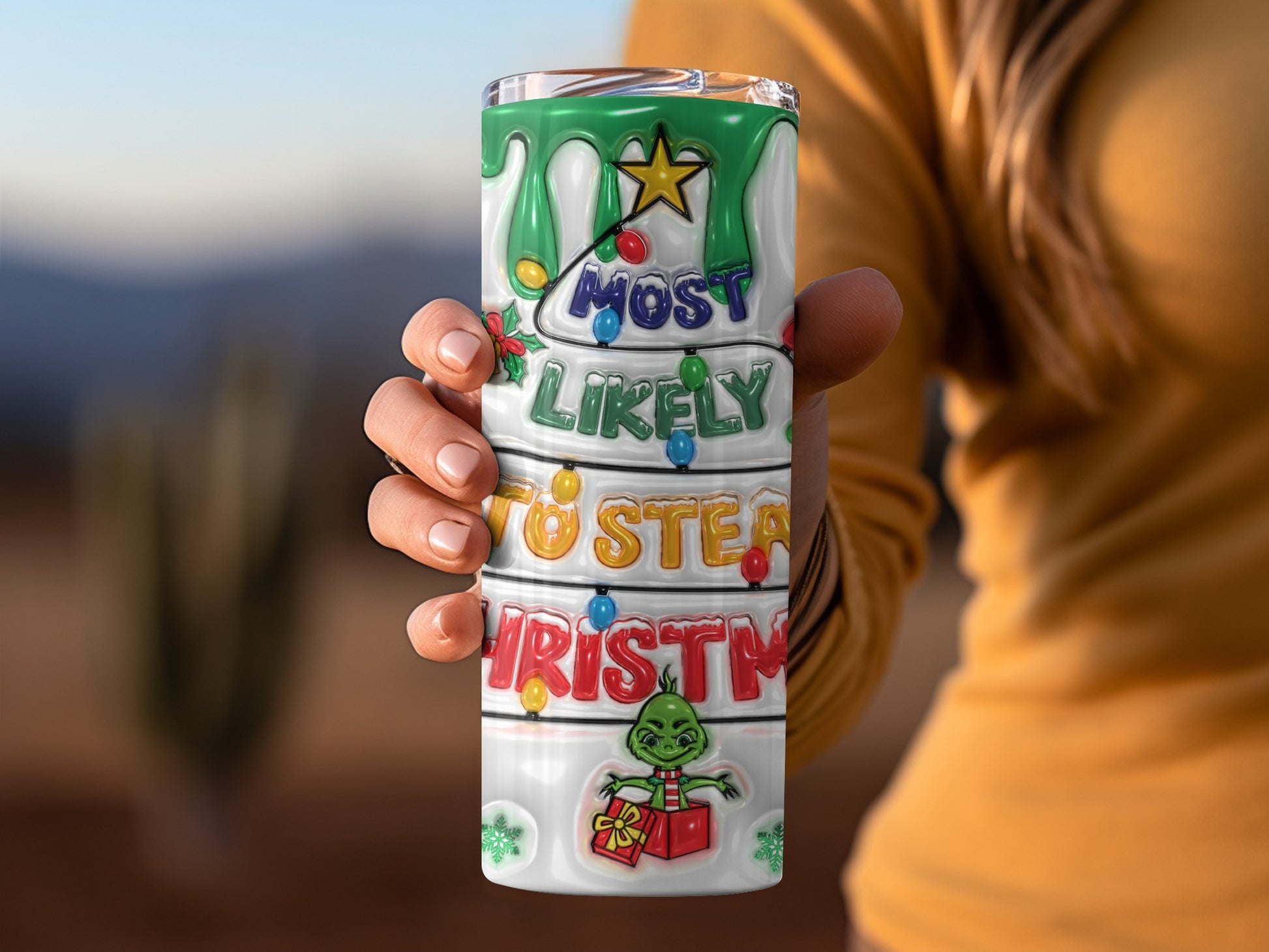 Most Likely to Steal Christmas Tumbler