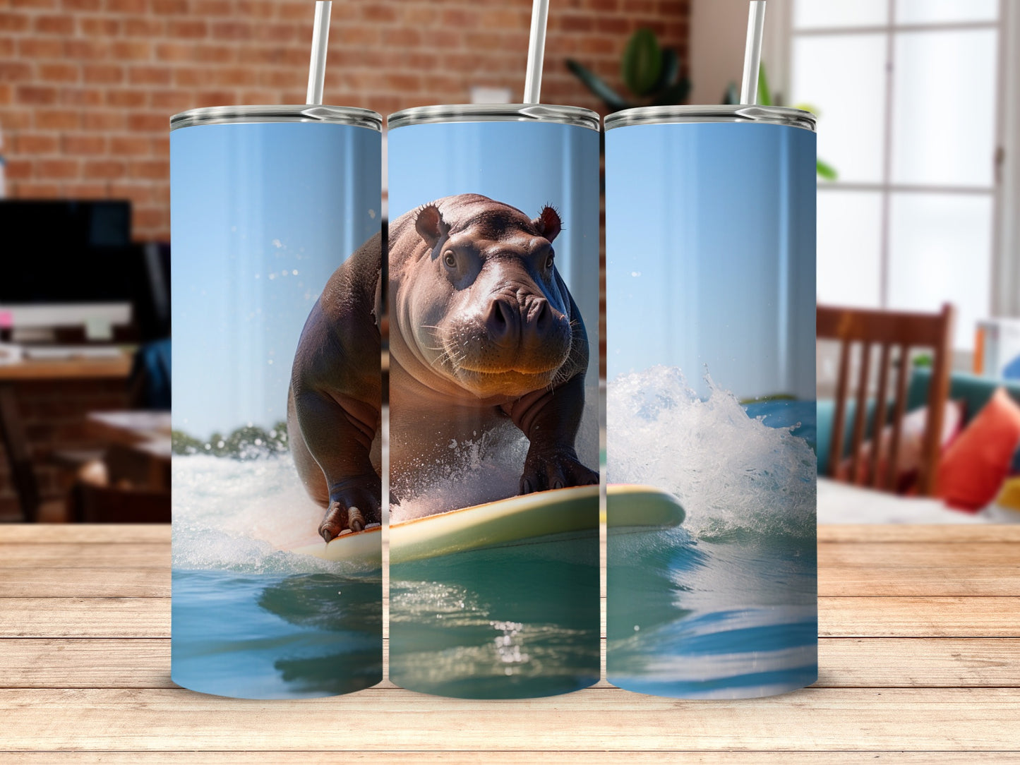 Wild Surfing Hippo Ocean Waves Board Ride Tumbler

Hippo, Surfing, Waves, Ocean, Animal, Cute, Funny, Unique, Watersports, Surfboard, Summer, Beach, Adventure, Wild Animal, Drinkware, Beverage, Gift Idea, Novelty, Tropical, Surfer Hippo