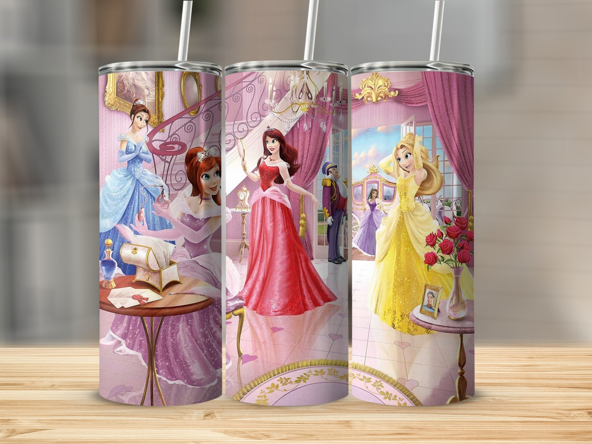 Fairy Tale Princess Stainless Steel Tumbler 20oz