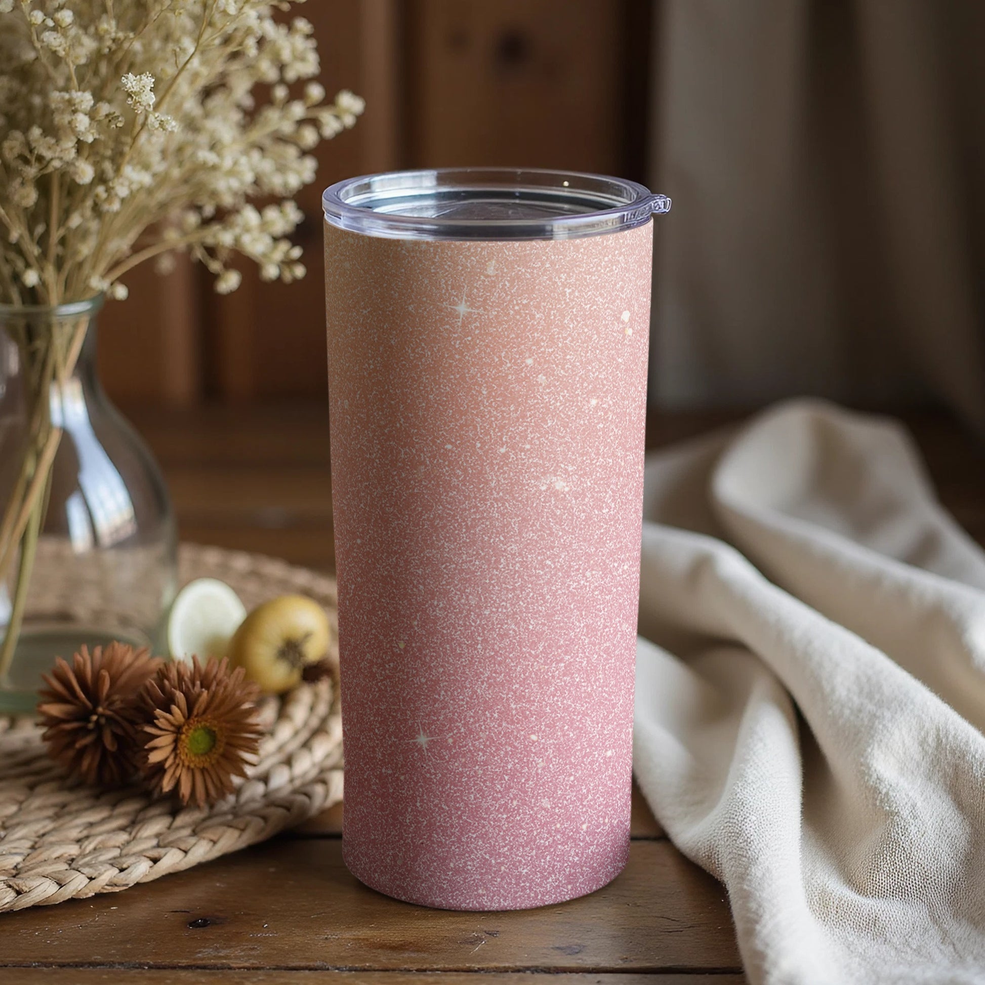 Elegant Sparkling Gradient Glitter Tumbler Product