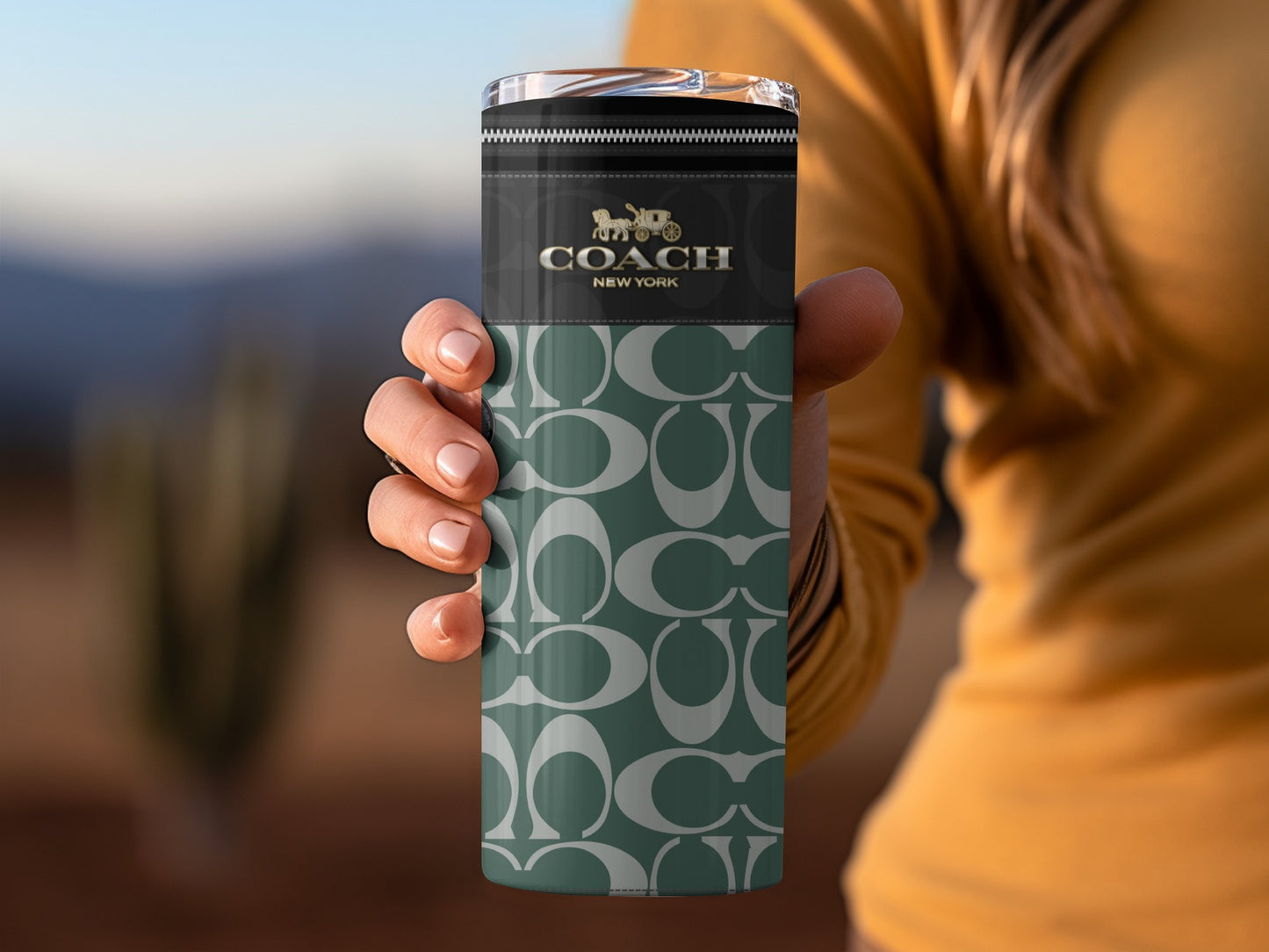Stylish Coach New York Branded Insulated Mug
